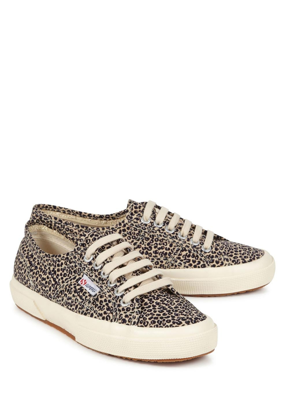 superga animal print trainers