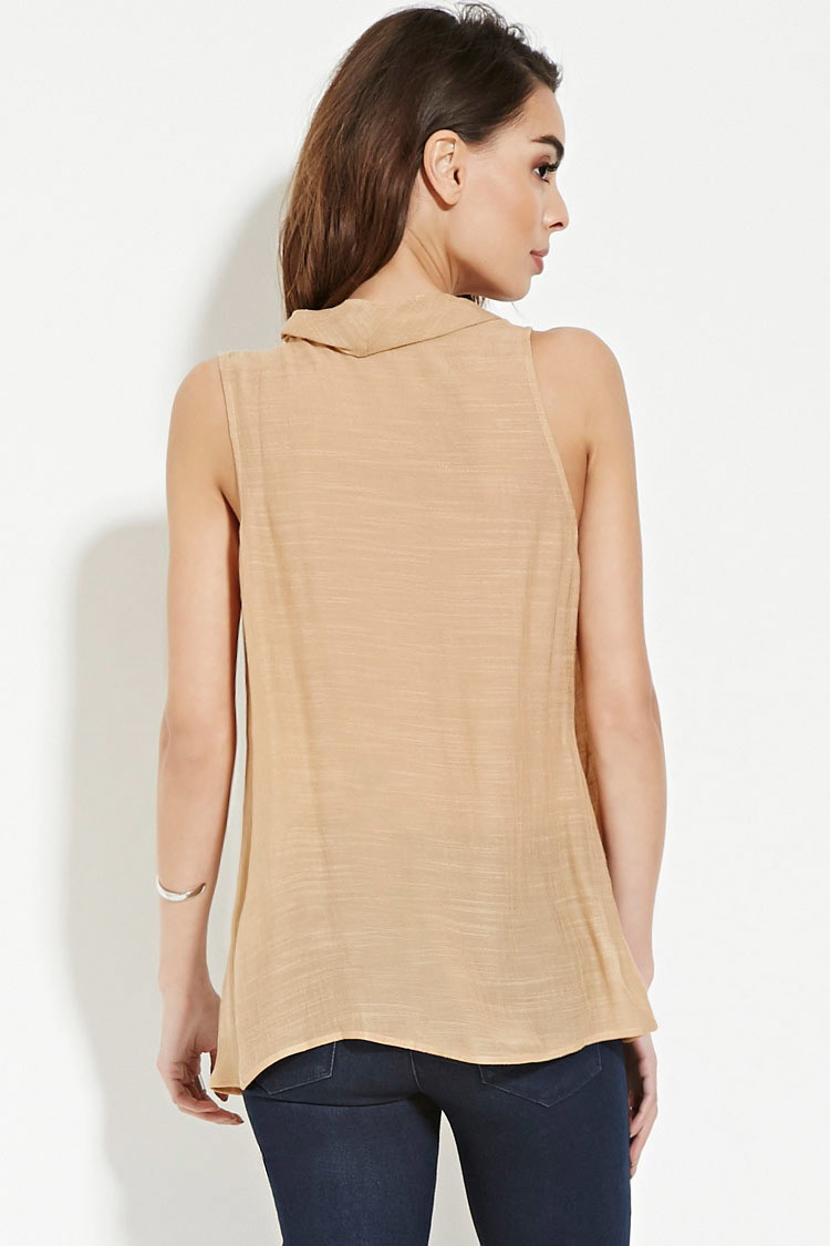 forever 21 draped wrap front top in brown forever 21 contemporary draped wrap front top in brown lyst forever 21 draped wrap front top in brown forever 21 contemporary draped wrap front top in brown lyst