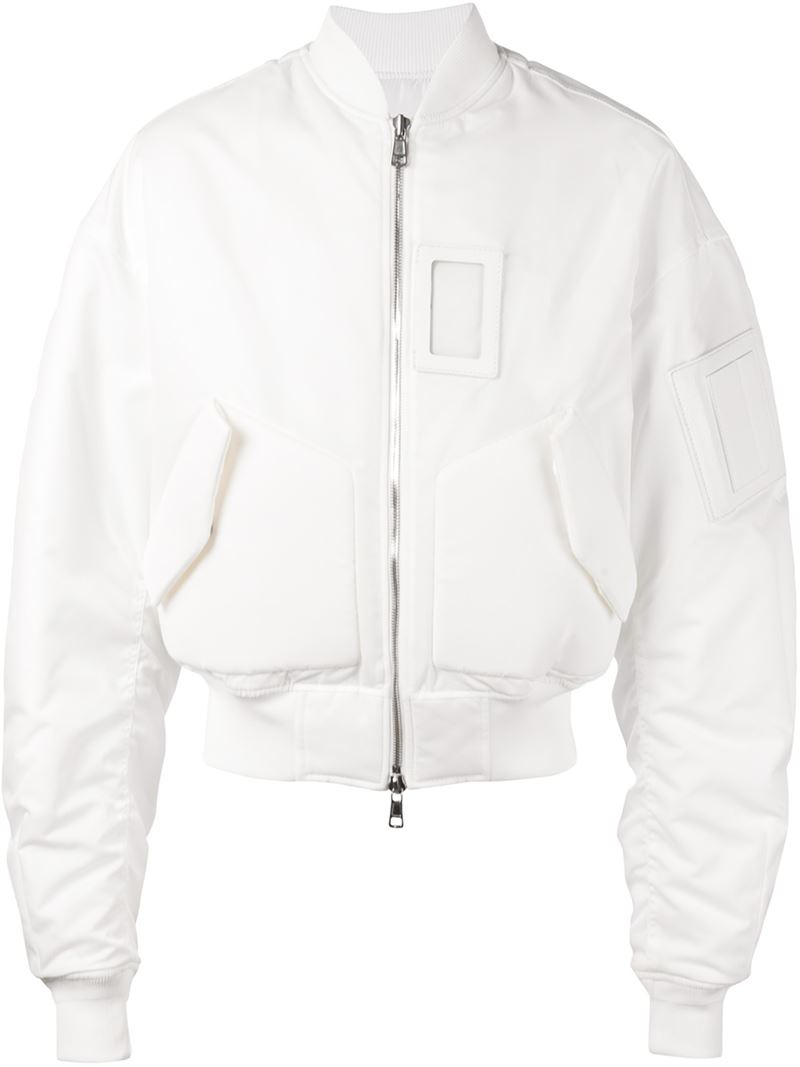 Juun.J Bomber Jacket in White for Men Lyst UK