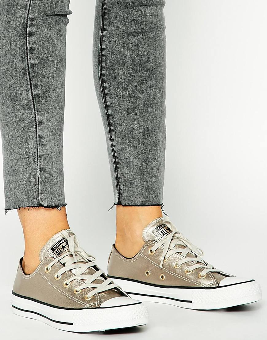 Converse Chuck Taylor All Star Colour Shift Grey Leather Trainer Converse Chuck Taylor All Star Colour Shift Grey Leather Trainer