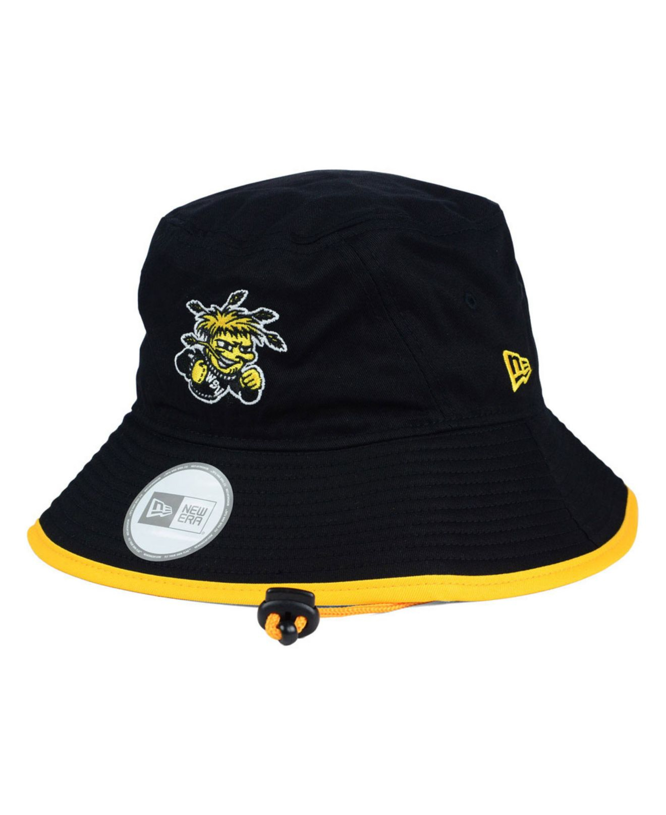 KTZ Wichita State Shockers Tip Bucket Hat in Black for Men - Lyst