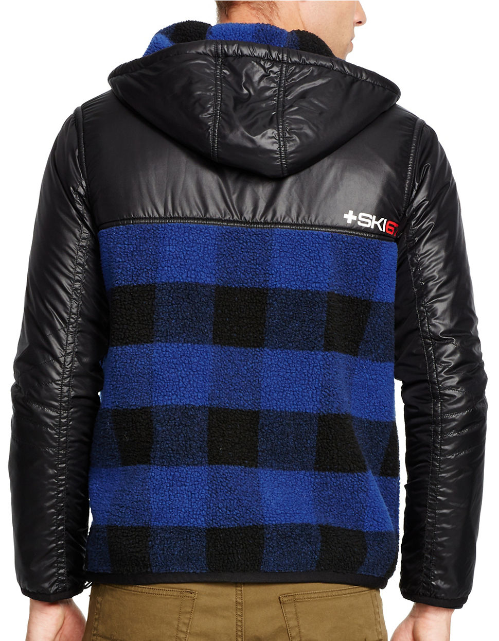 Download Polo ralph lauren Buffalo Check Full-zip Hoodie in Black ...