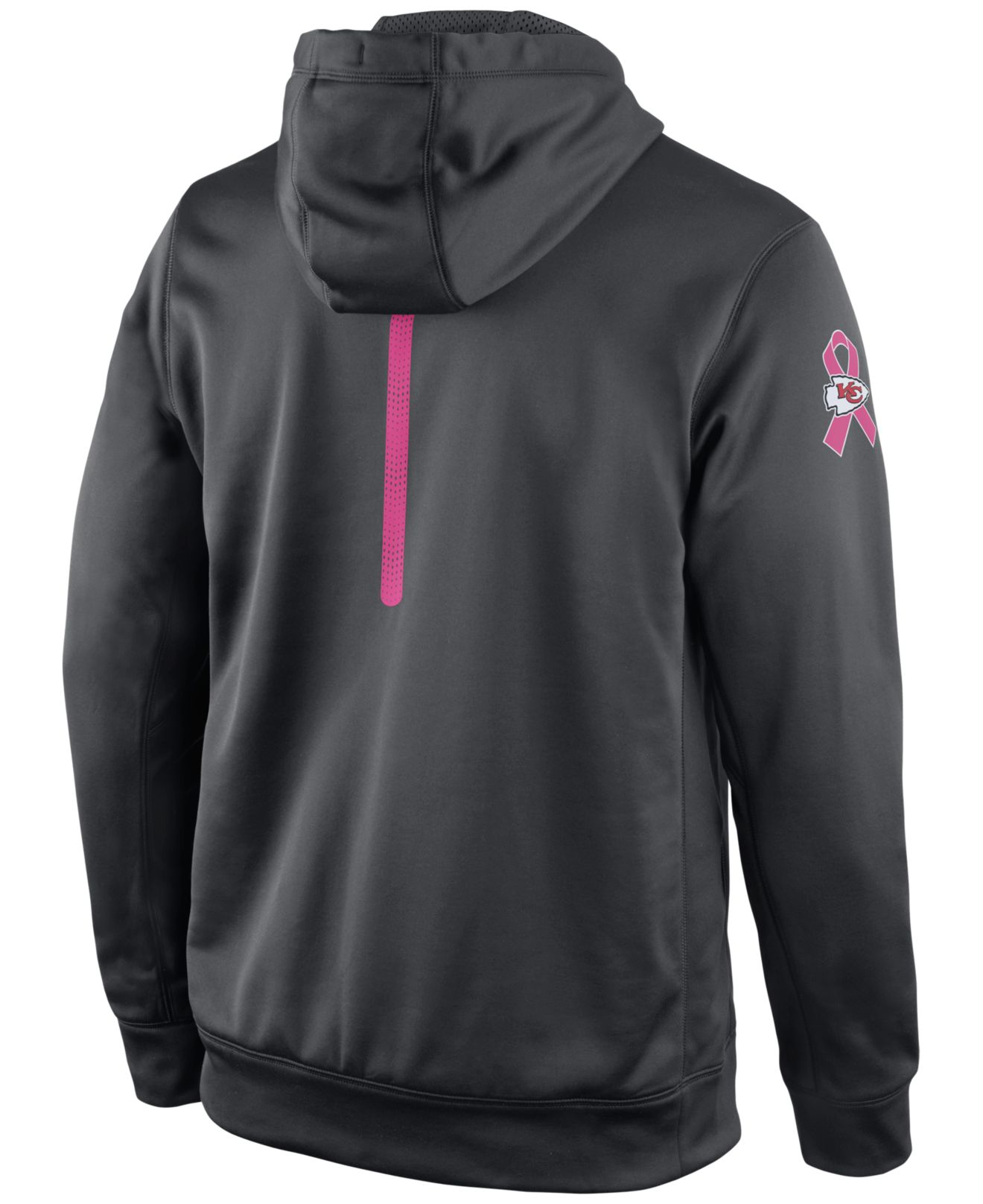 Nike Men s Kansas City Chiefs Breast Cancer Awareness Ko Hoodie in