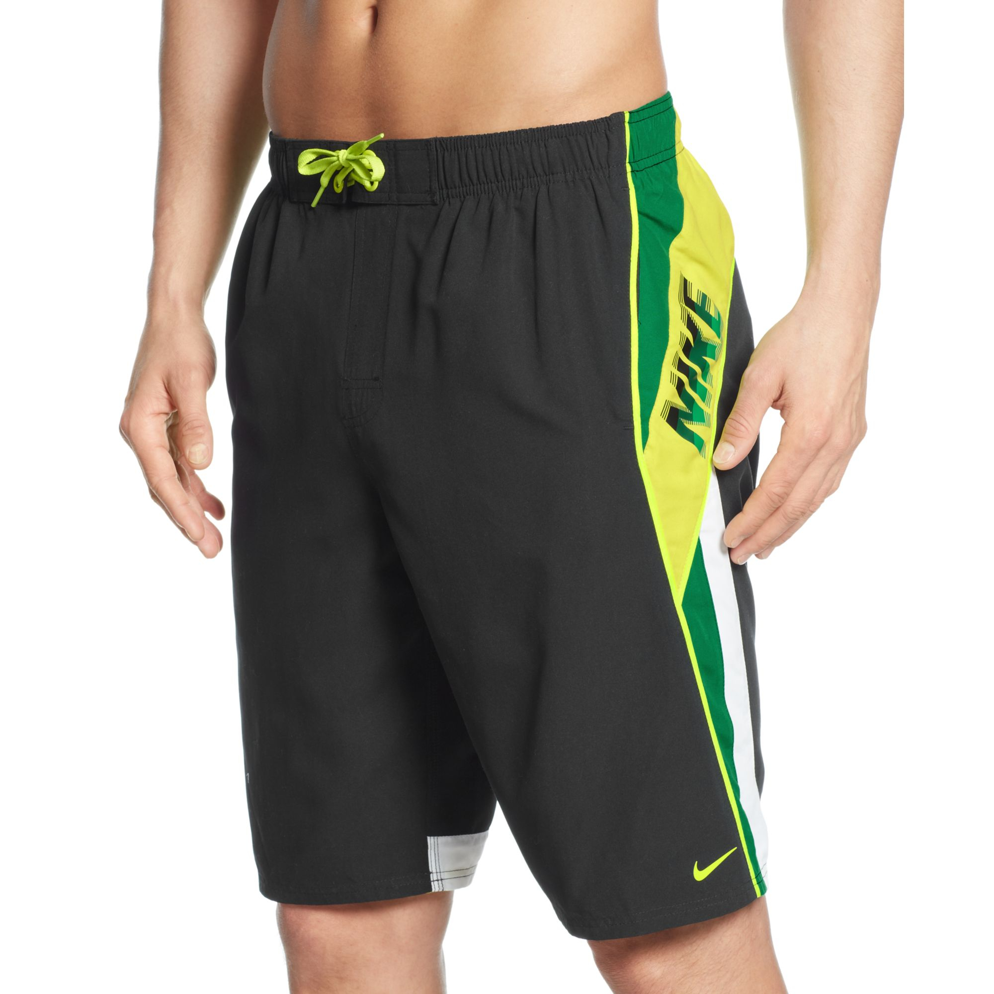 Lyst - Nike Surge 11 Volley Swim Trunks in Green for Men