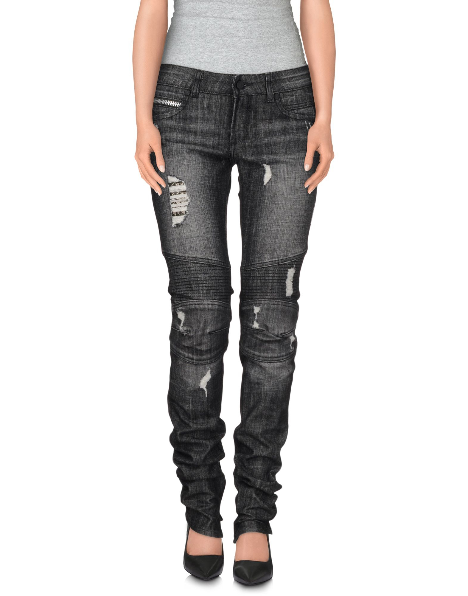 Rockstar Denim Trousers in Black Lyst