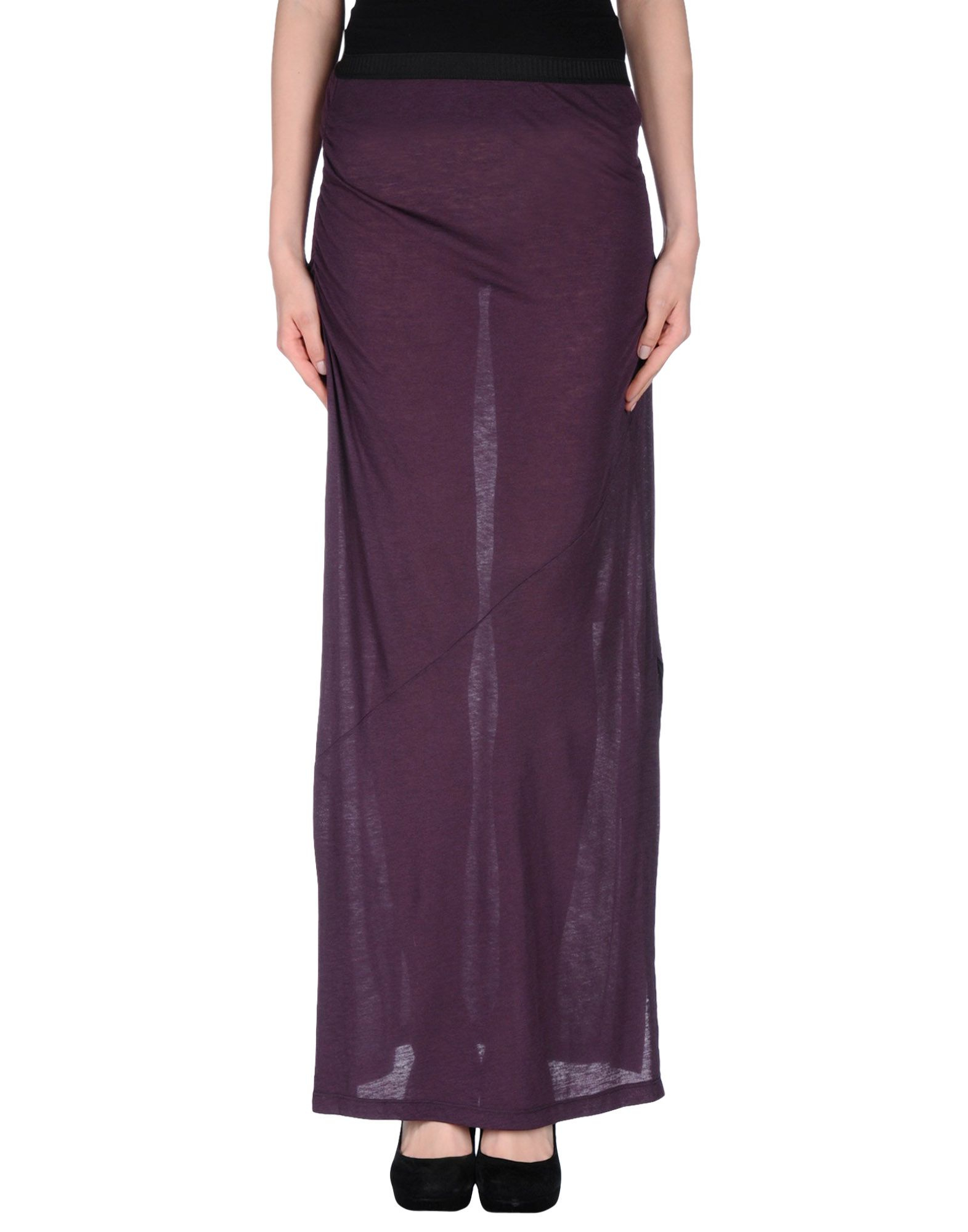 Pinko Long Skirt in Purple (Deep purple) - Save 77% | Lyst