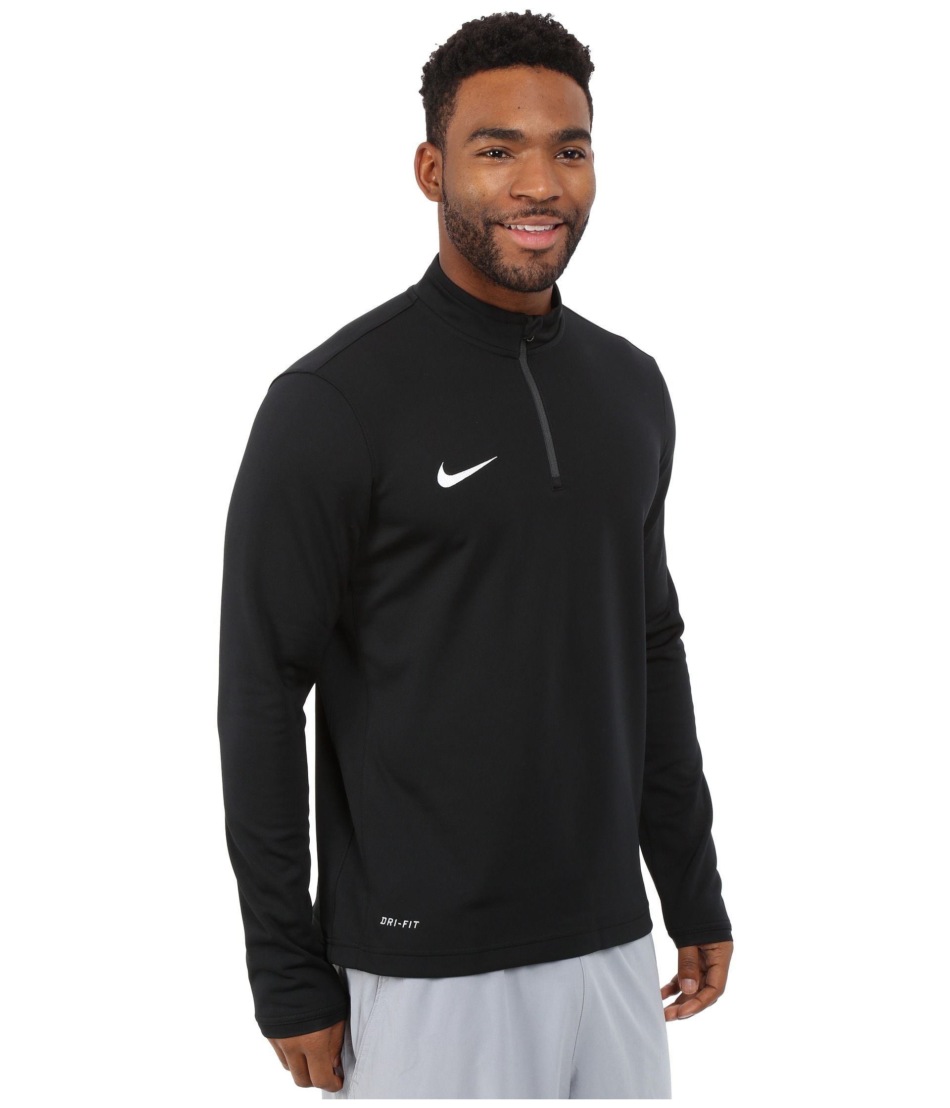 nike academy mid layer top