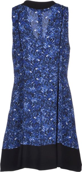 Proenza Schouler Short Dress in Blue | Lyst
