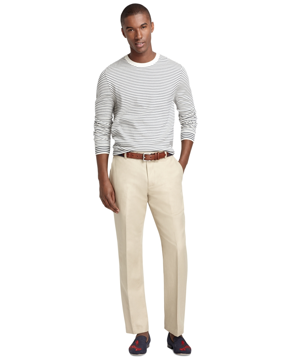 brooks brothers linen pants