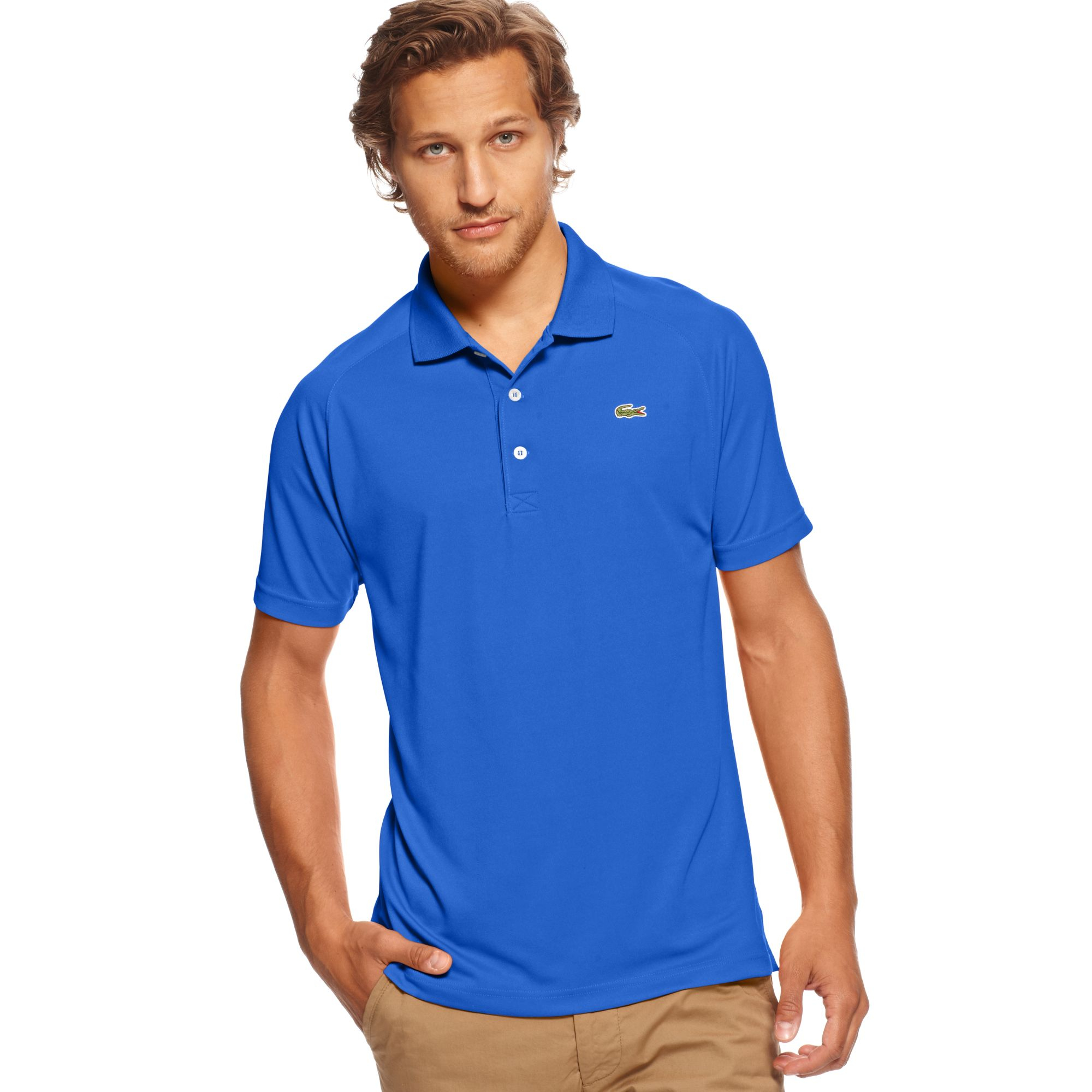 Lacoste Superdry Solid Performance  Polo  Shirt  in Blue for 