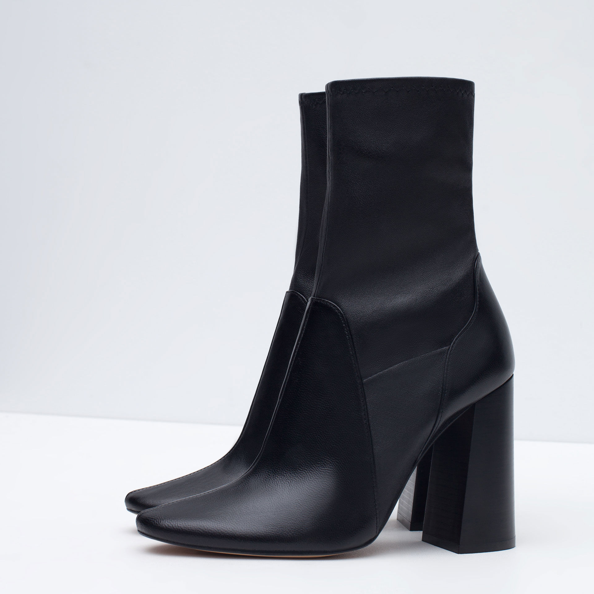 Ankle High Black Boots - Yu Boots