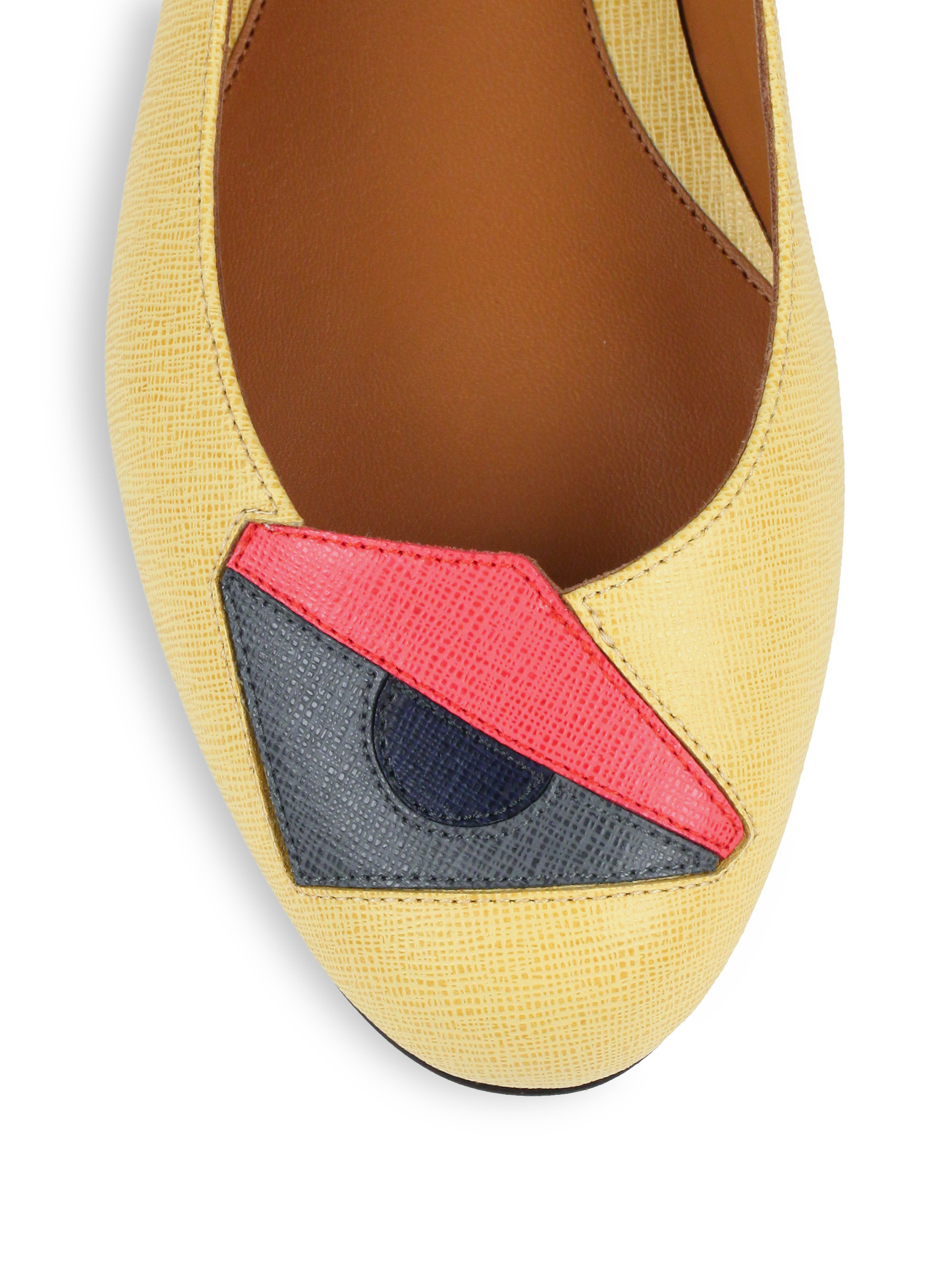 fendi monster flats