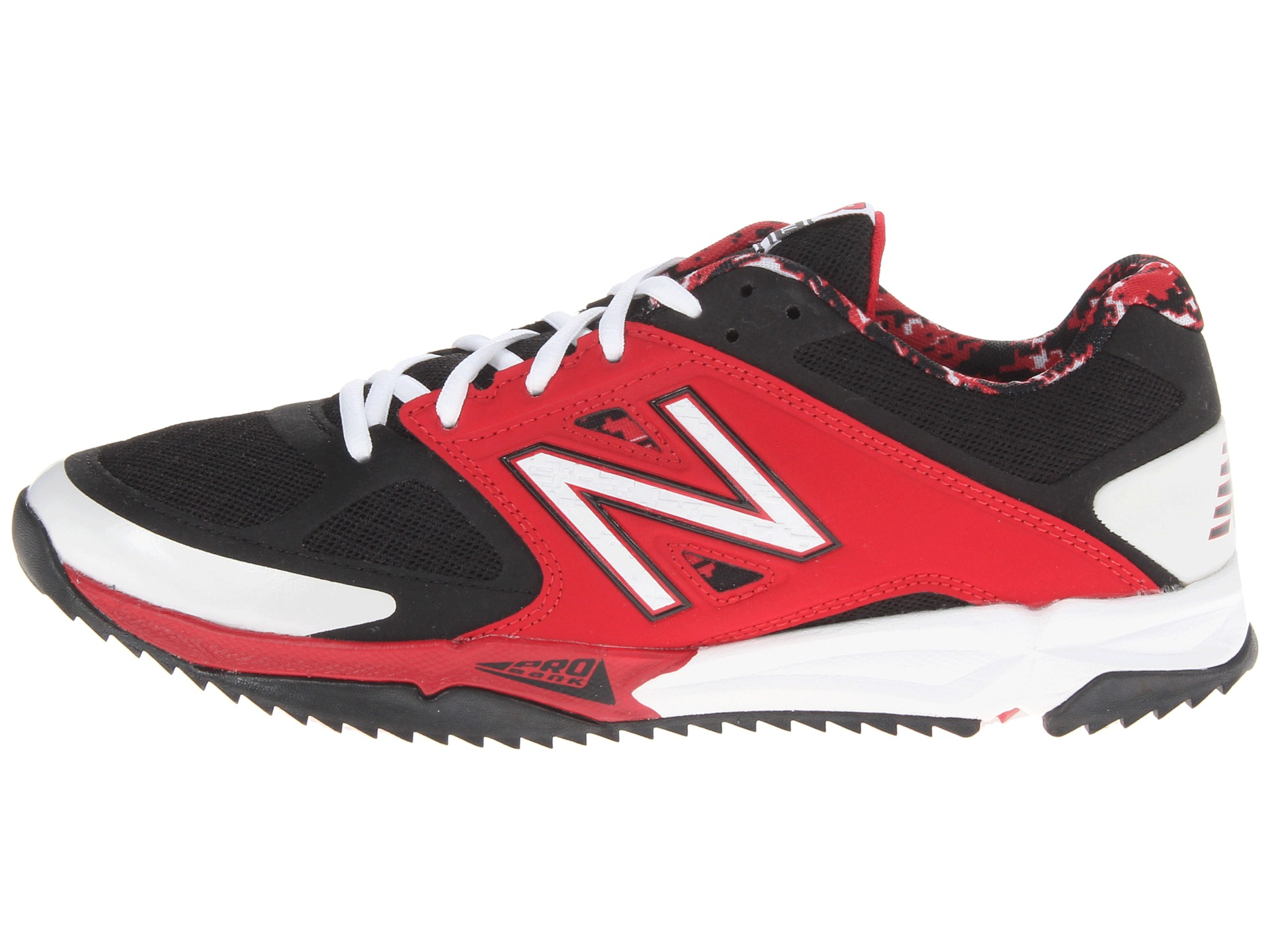 new balance red turf shoes