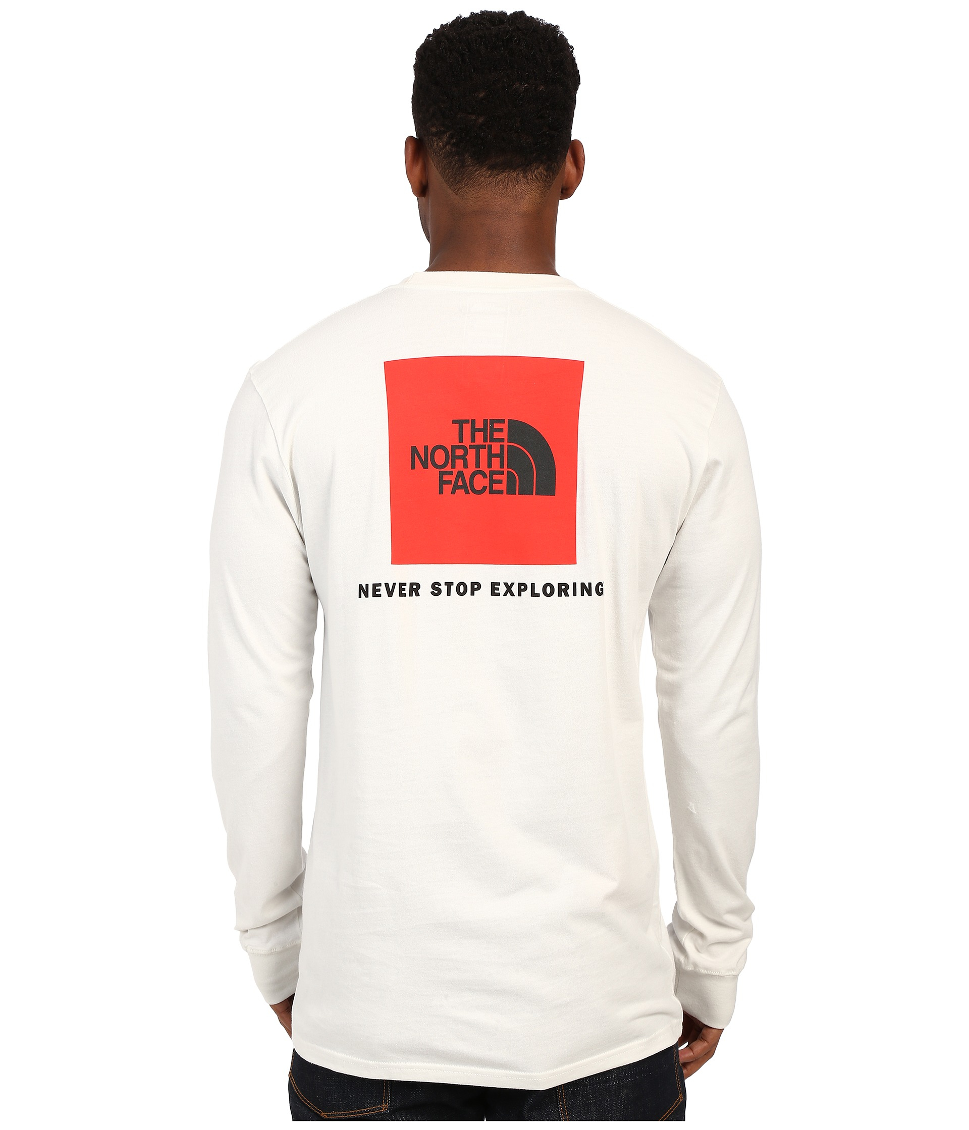 red box tee north face