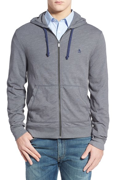 penguin zip up hoodie