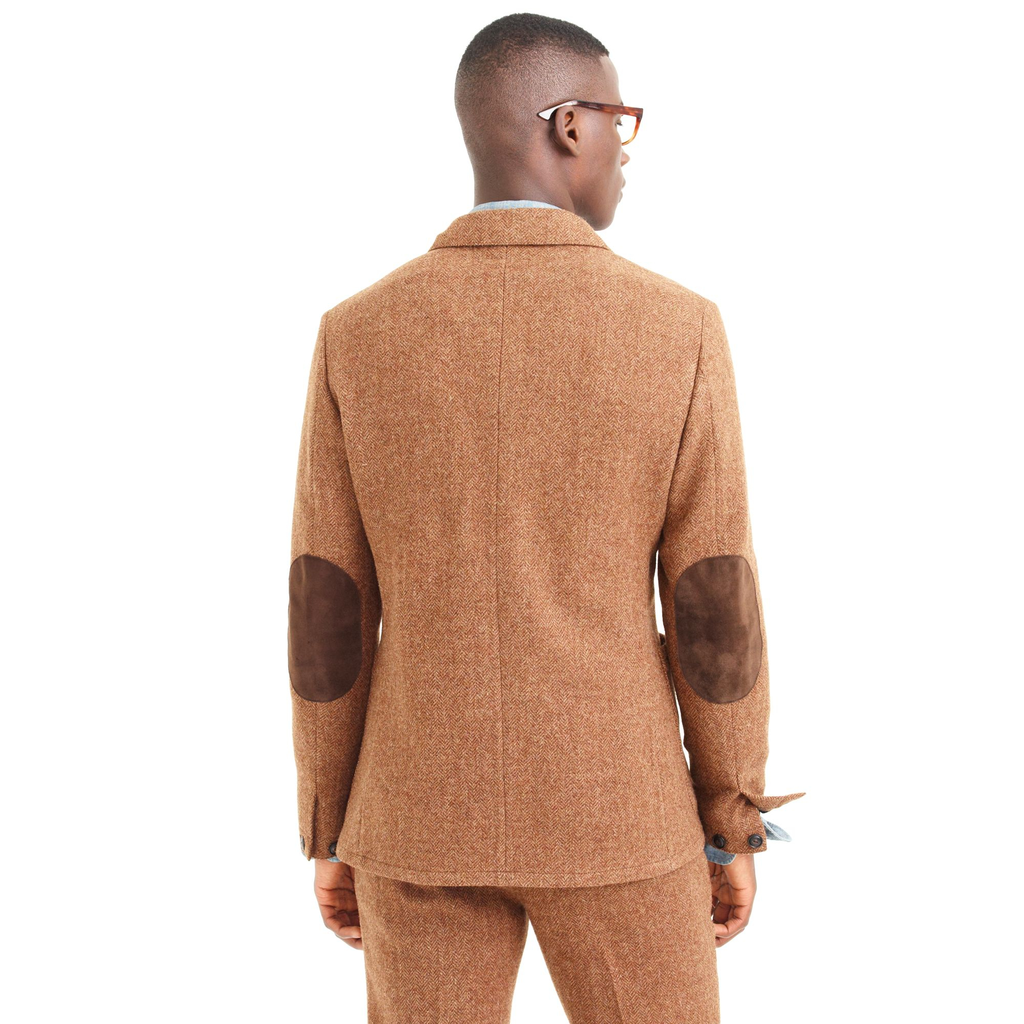J.crew Wallace & Barnes Suit Jacket In Herringbone English Wool Tweed