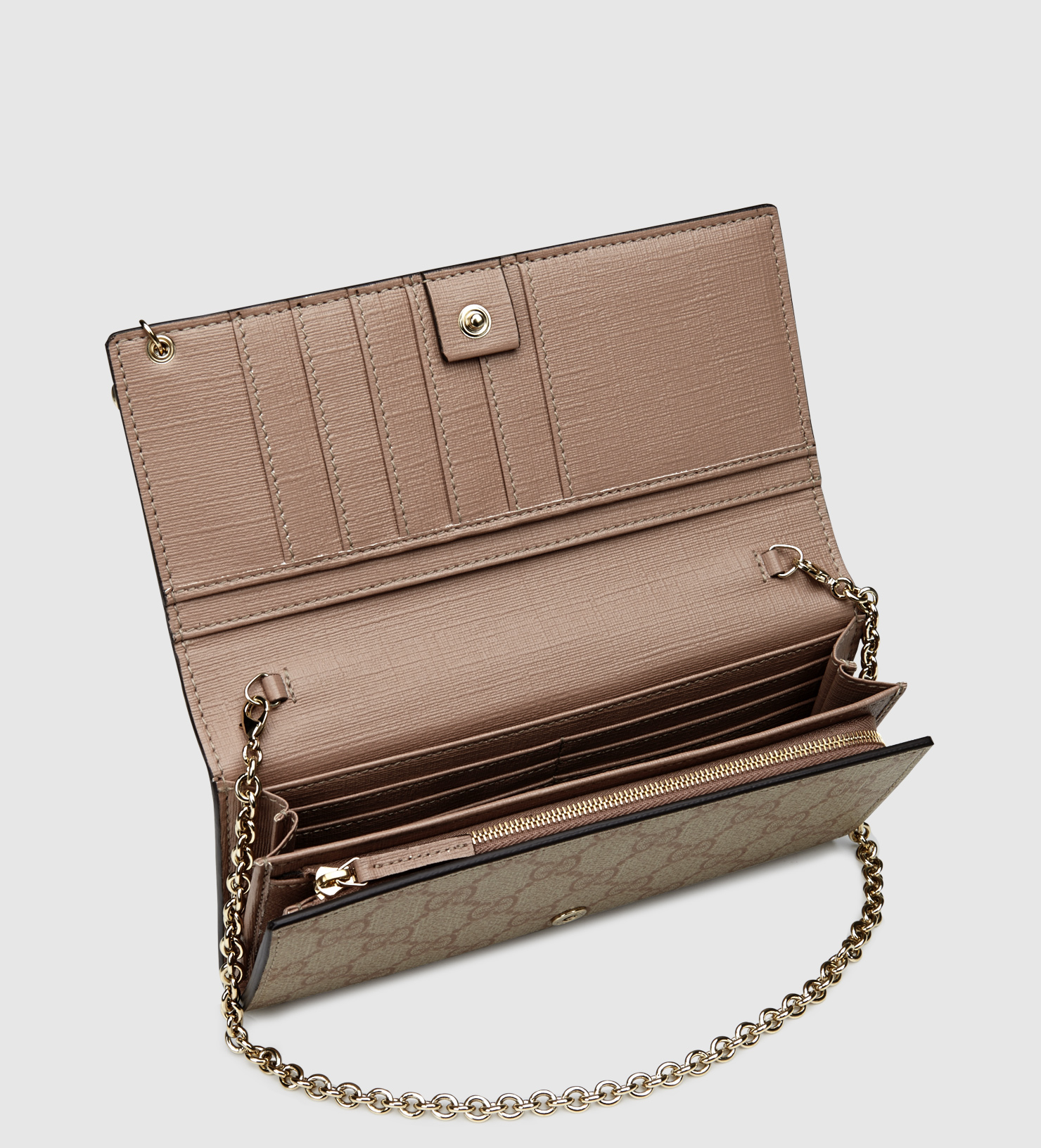 gucci gg supreme chain wallet