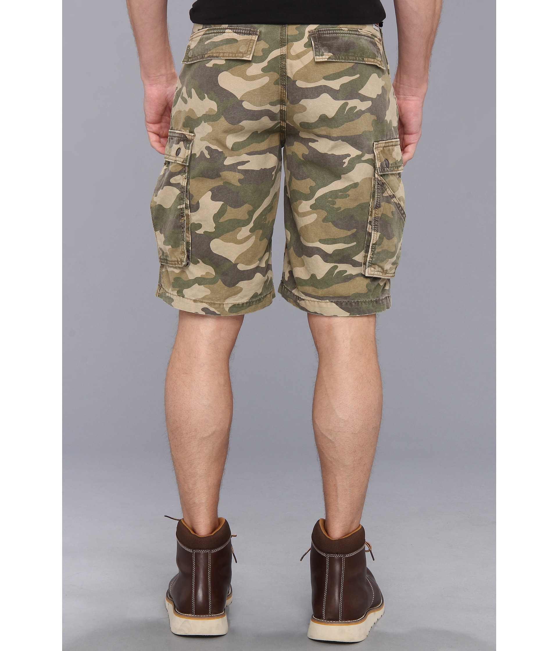 carhartt rugged cargo camo shorts