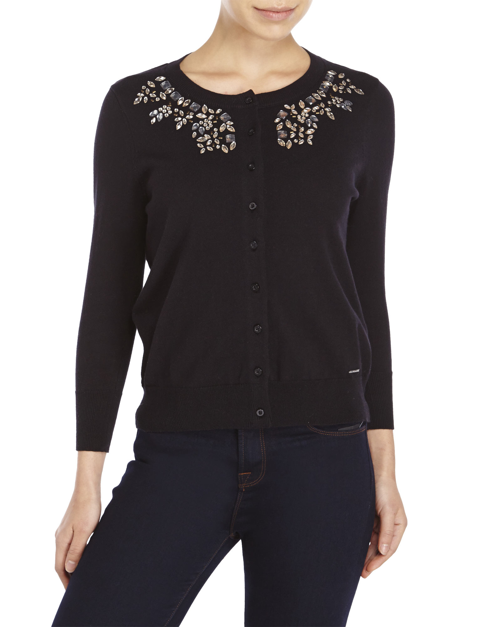 embellished cardigan