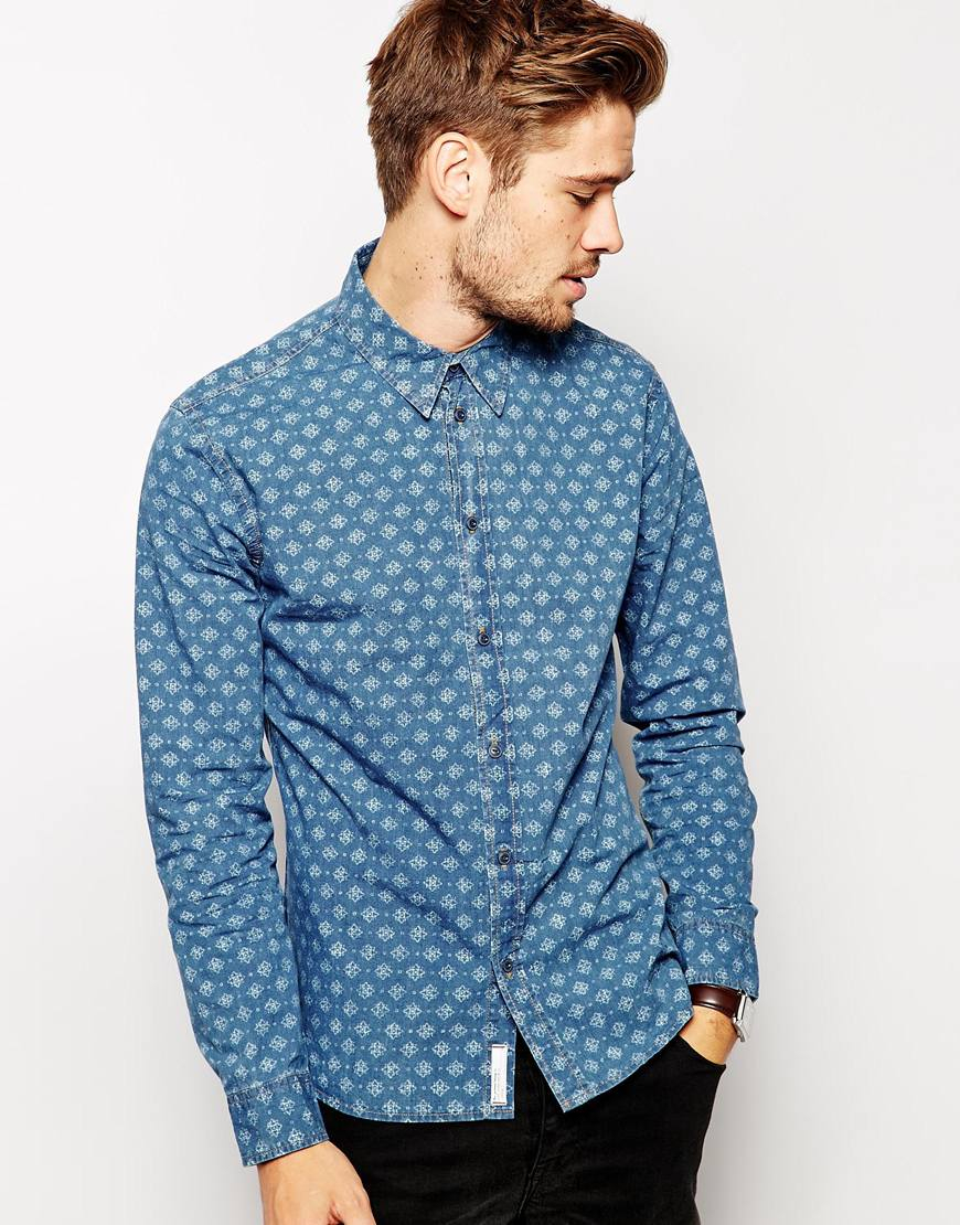 pepe jeans printed shirts