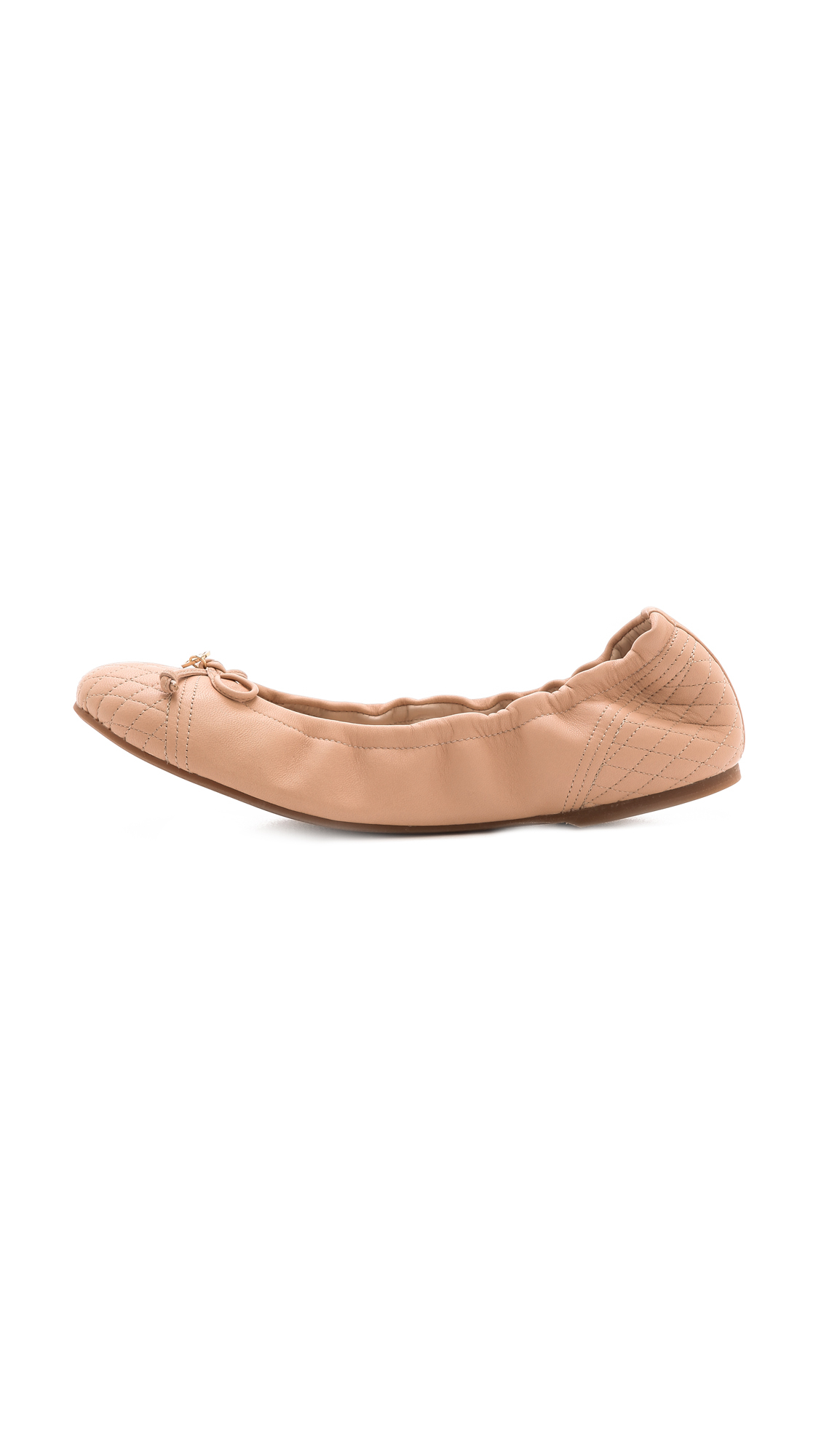 elastic ballerina flats
