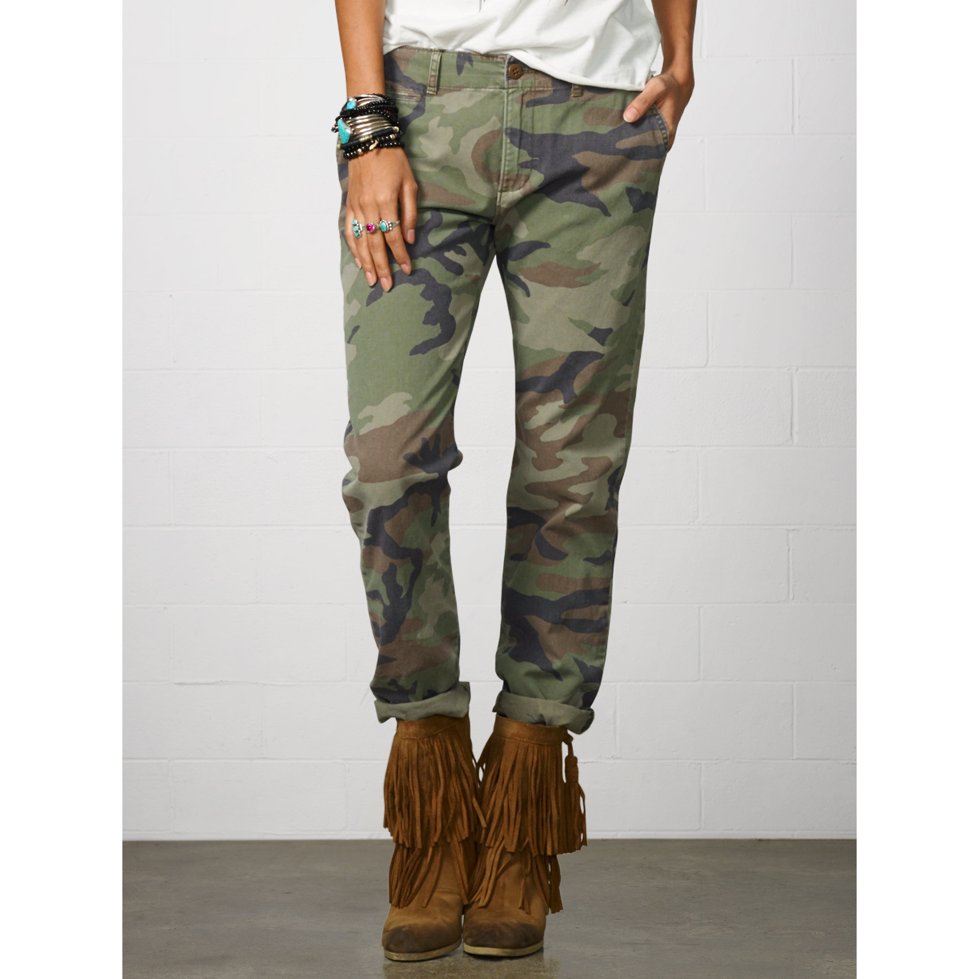 camo boyfriend pants