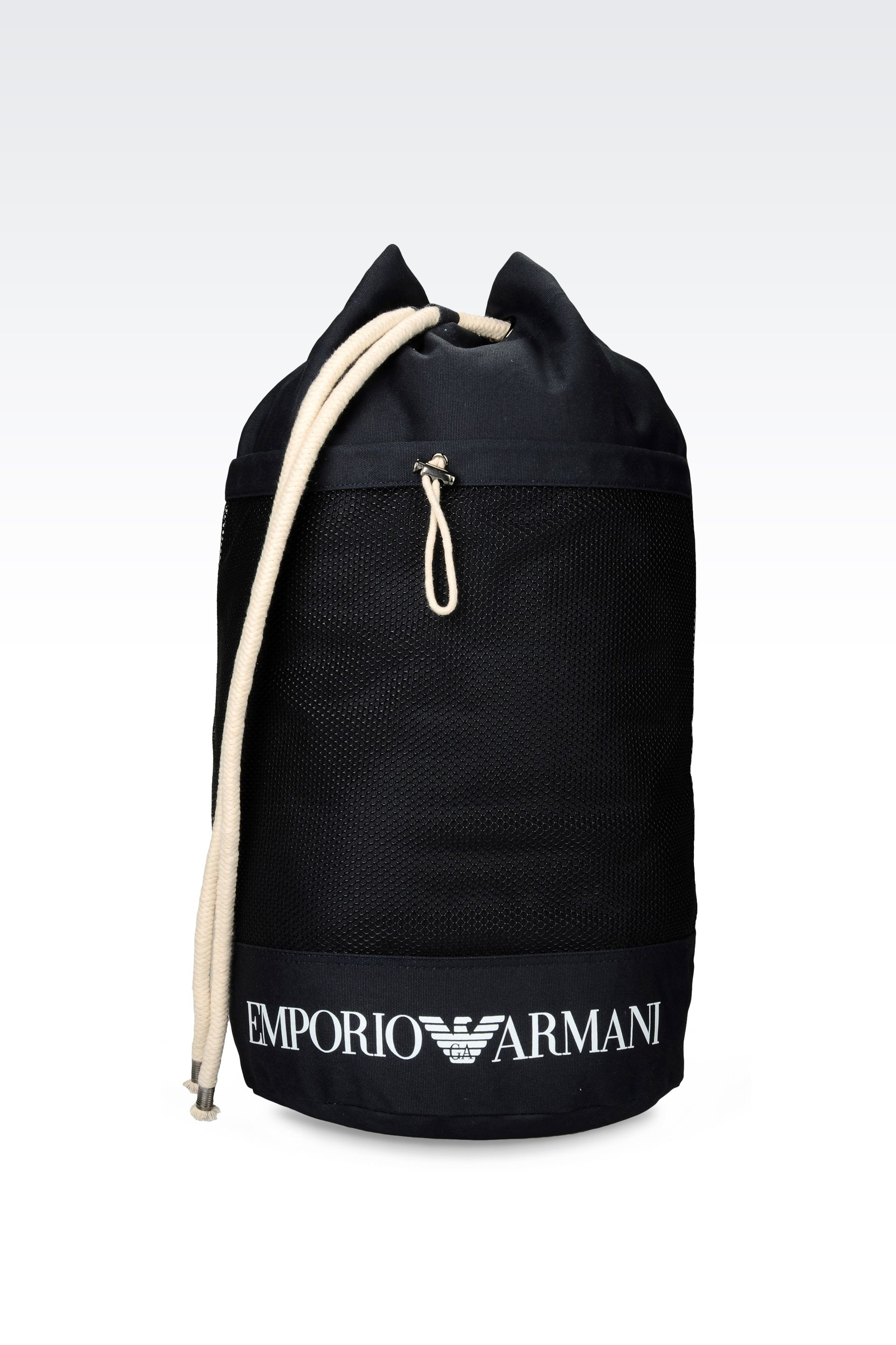 emporio armani beach bag