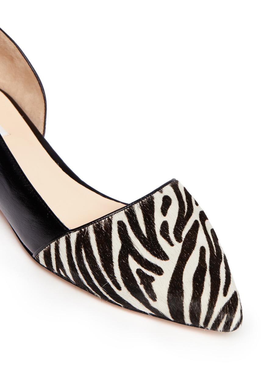 cole haan animal print flats