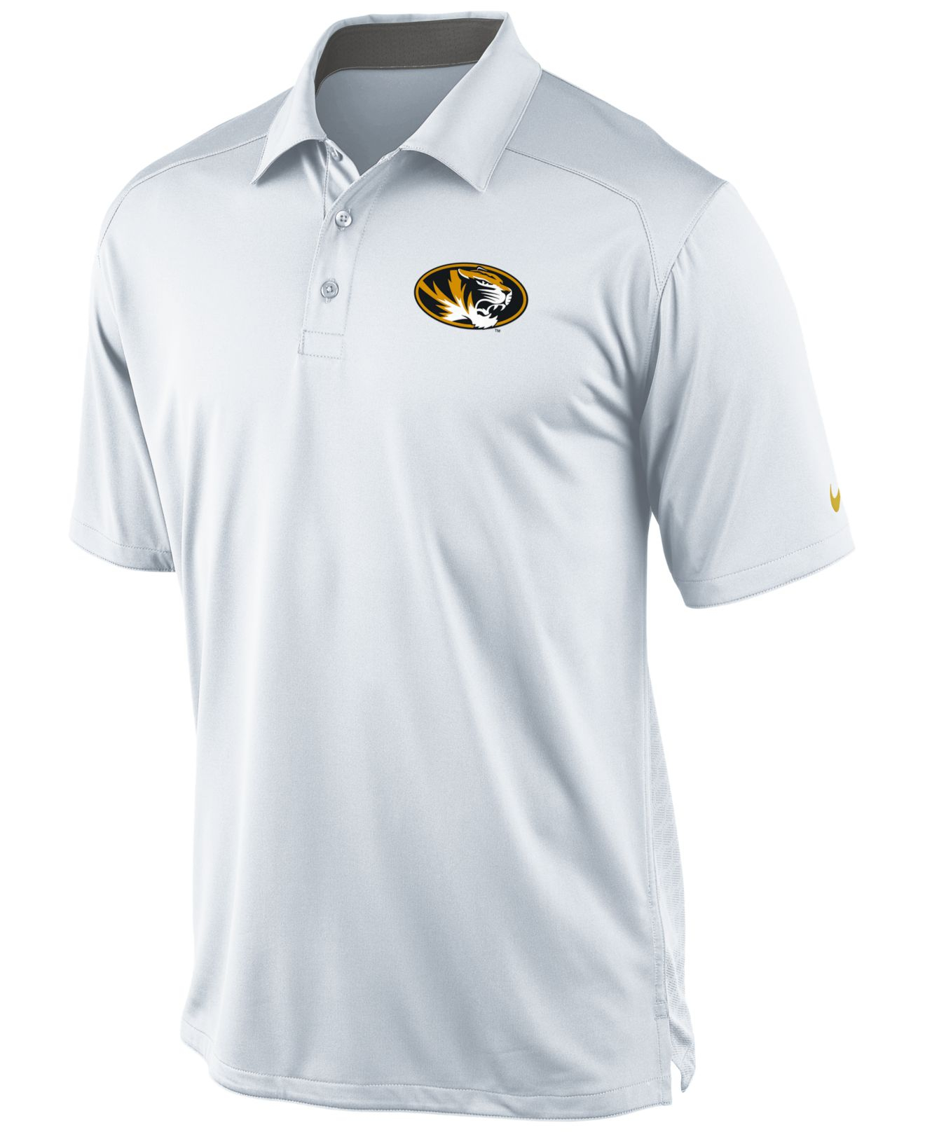 Lyst - Nike Men'S Short-Sleeve Missouri Tigers Dri-Fit Polo in White for Men