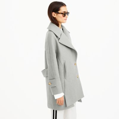 j crew wool cape coat