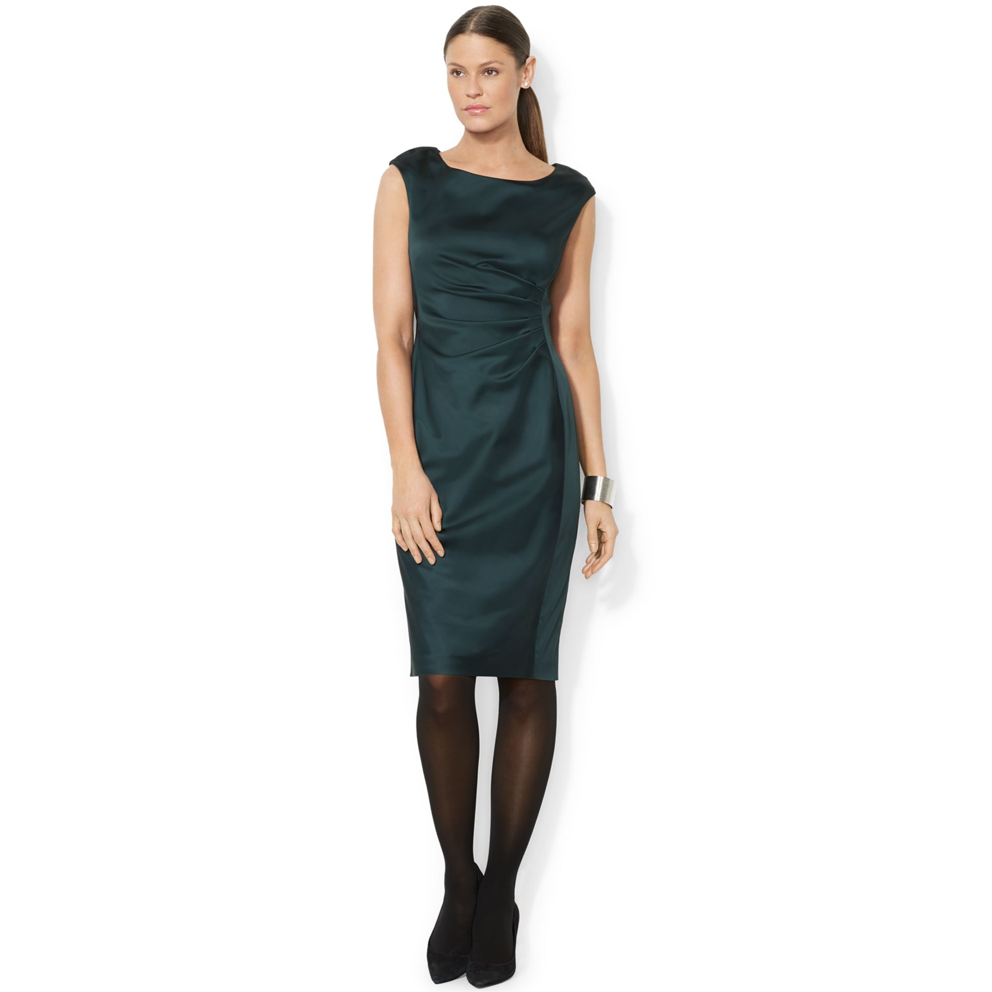 Satin Sheath Dress