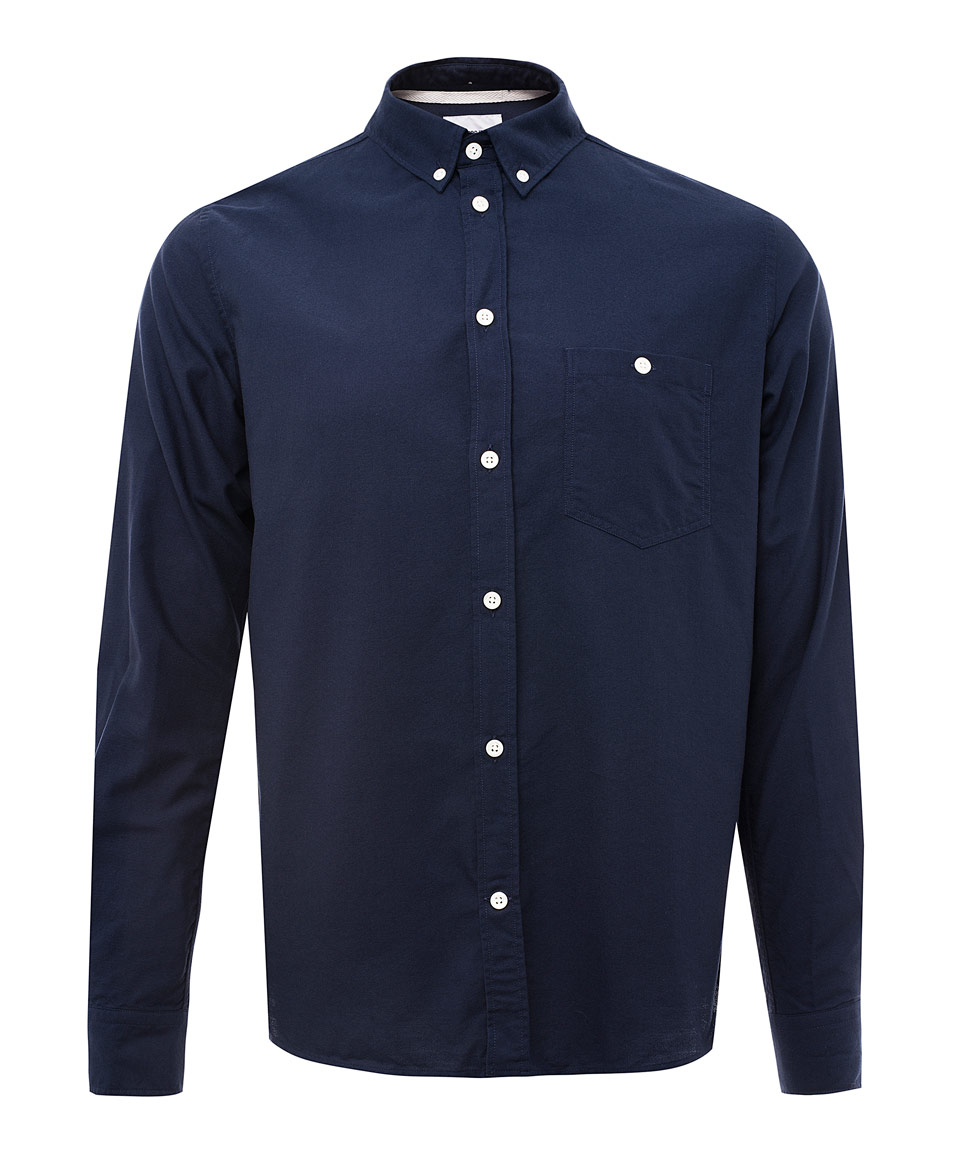 Norse projects Navy Anton Button-down Oxford Cotton Shirt in Blue for ...