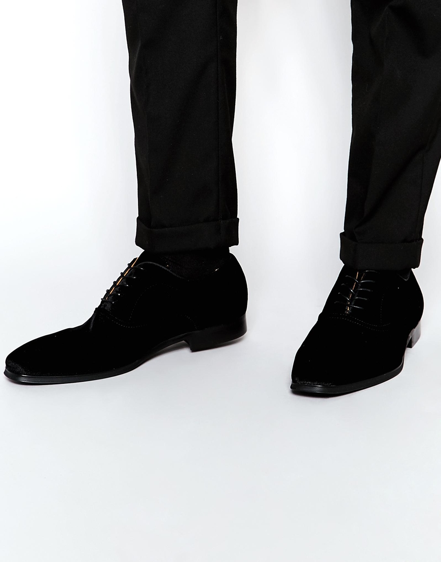 Frustración perdón Temporizador ALDO Megantic Velvet Oxford Shoes in Black for Men | Lyst