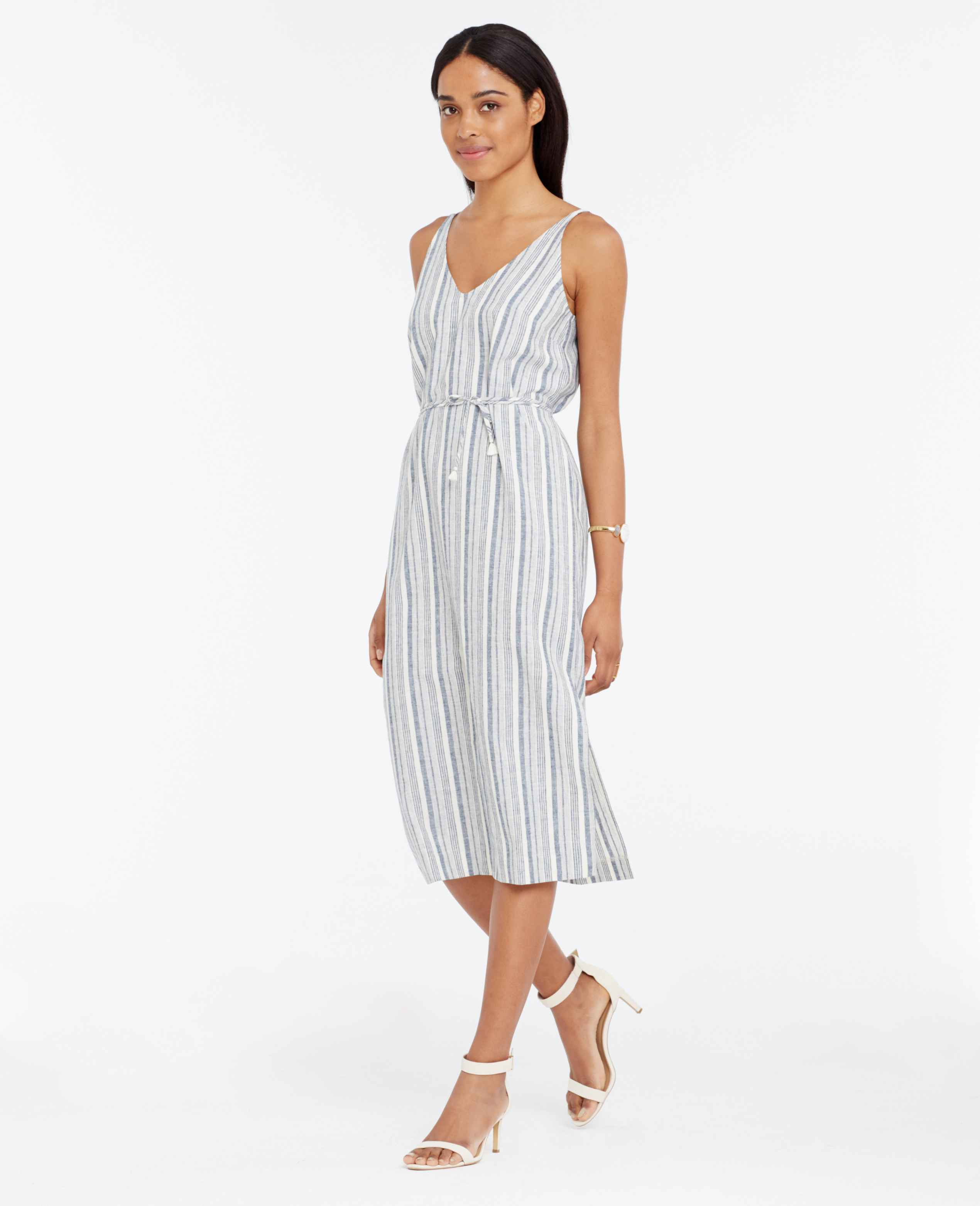 petite linen dresses