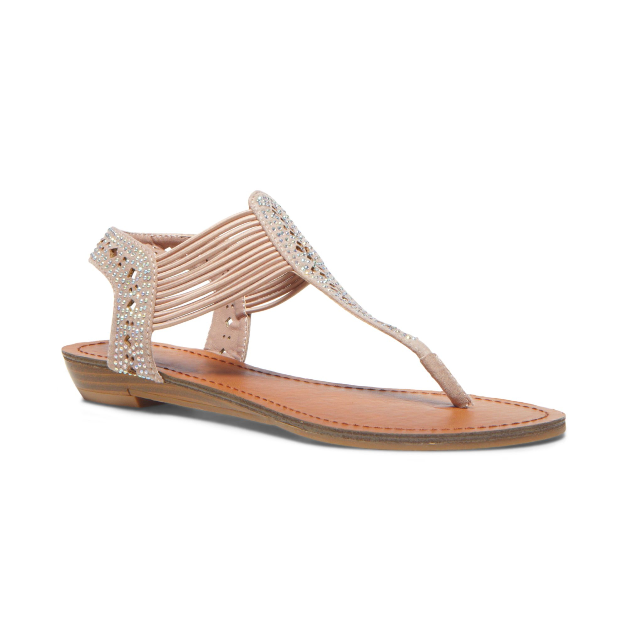 Madden Girl Taahnee Thong Sandals in Natural Lyst