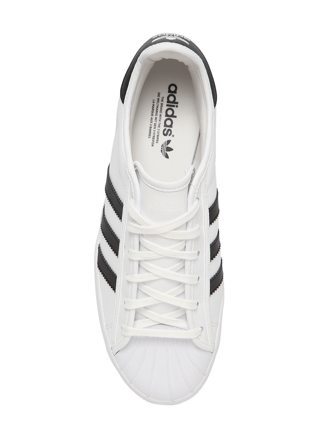 adidas platform leather sneakers