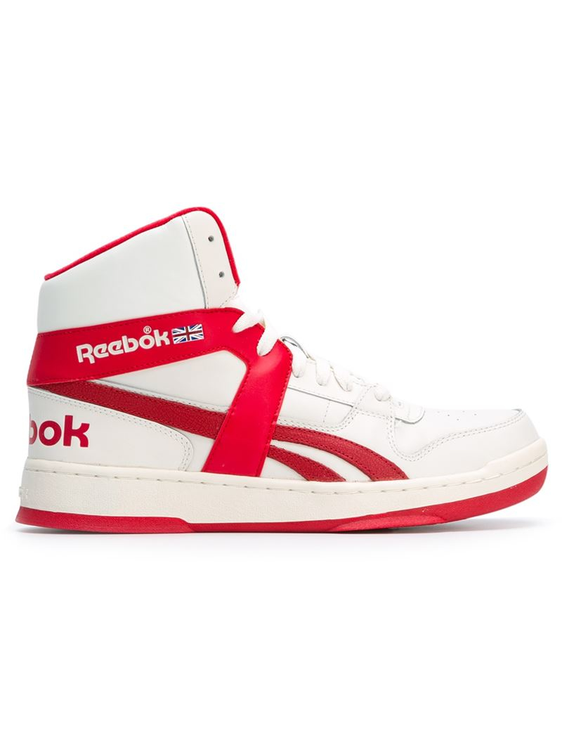 Reebok 'bb 5600' Hi-top Sneakers in Red for Men | Lyst