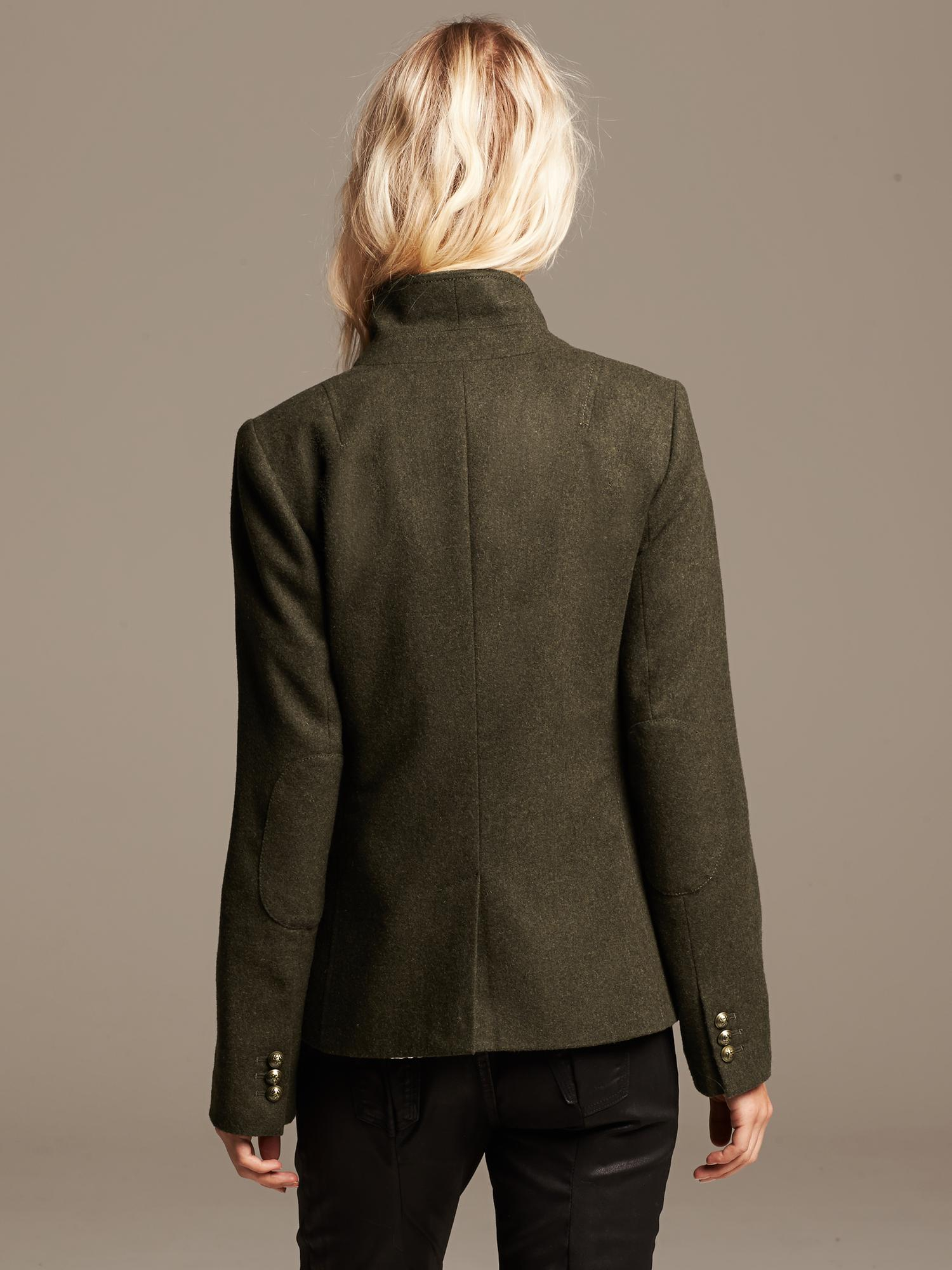 Banana Republic Olive Hacking Jacket in 