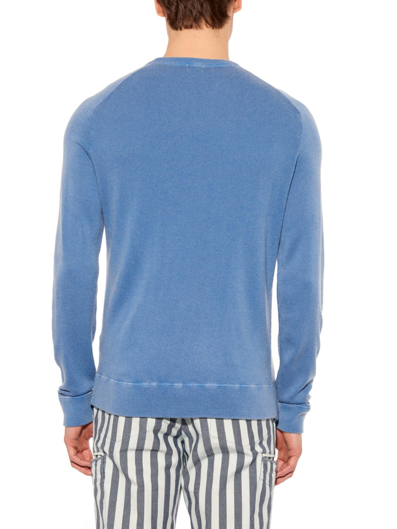 Lyst Massimo Alba Sport Cashmere Sweater in Blue for Men