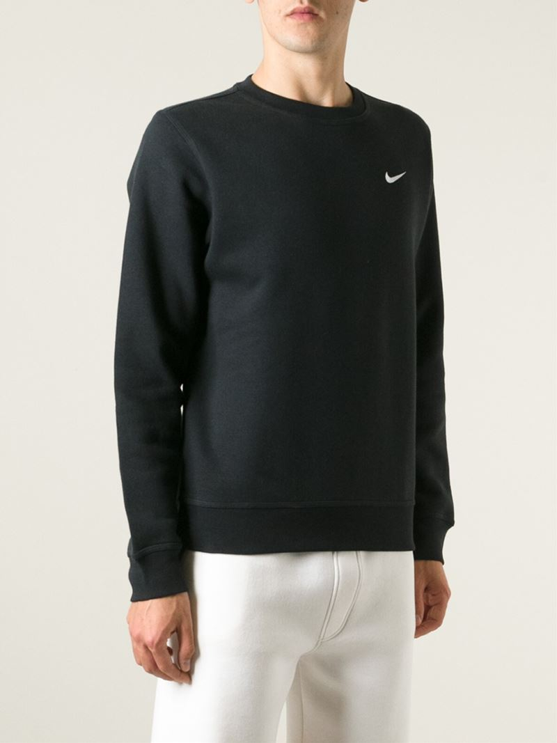 Nike 'club Crew' Sweatshirt in Black 