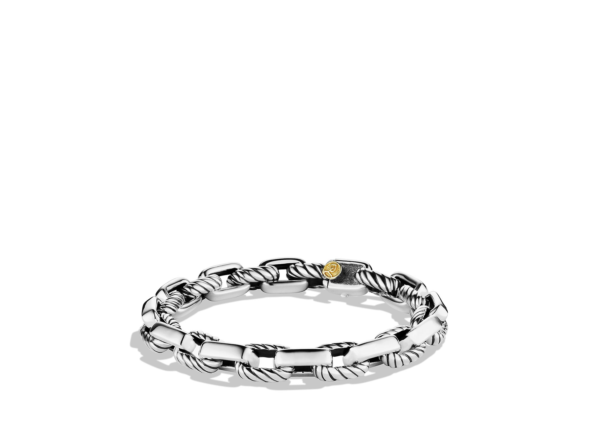 David Yurman Empire Link Bracelet With Gold in Silver/Yellow Gold ...