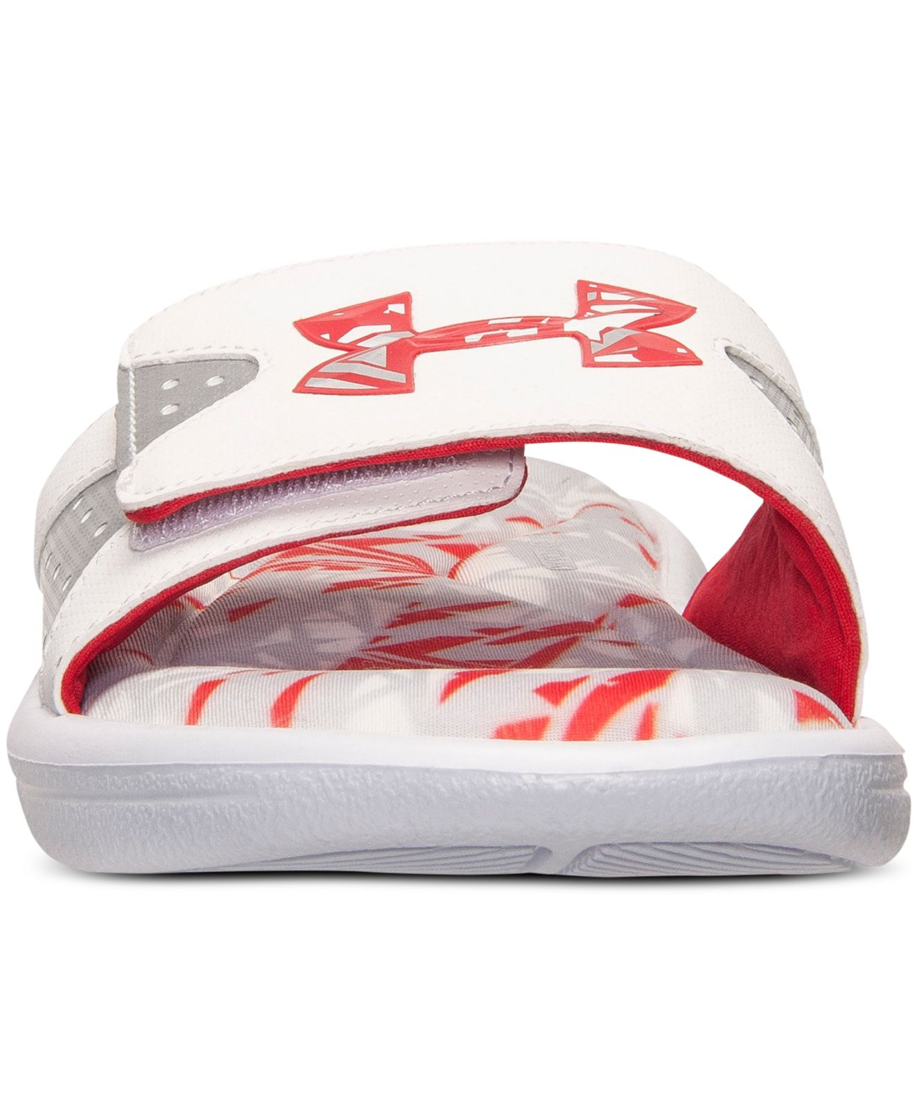 red under armour sandals