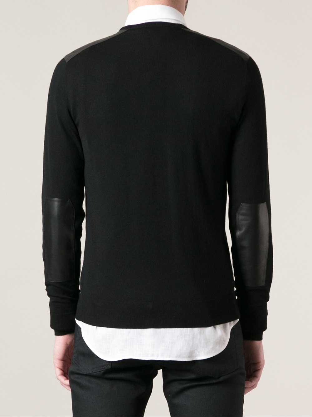 shoulder padded sweater