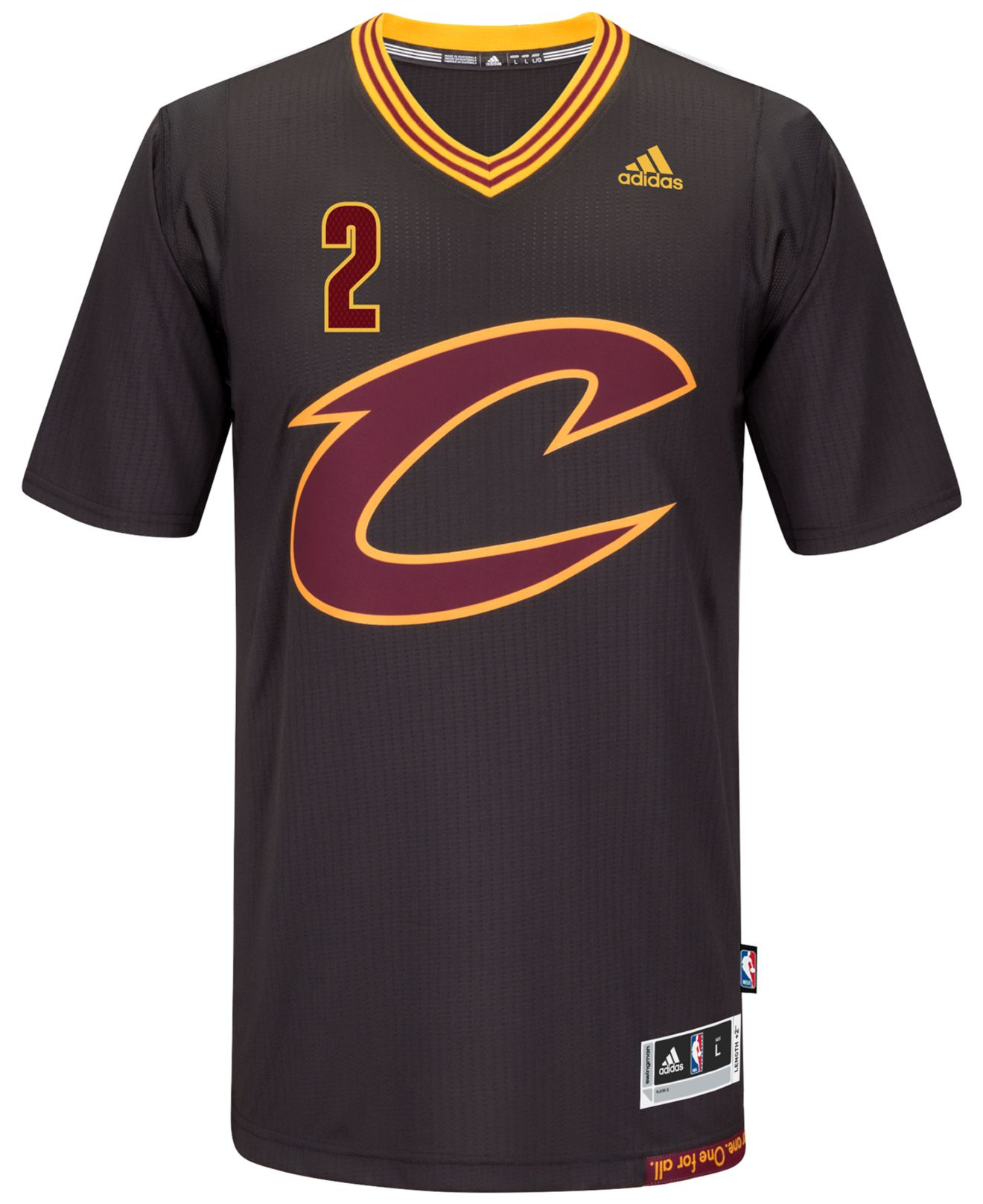 adidas Originals Men's Kyrie Irving Cleveland Cavaliers New Swingman Jersey  in Black for Men | Lyst