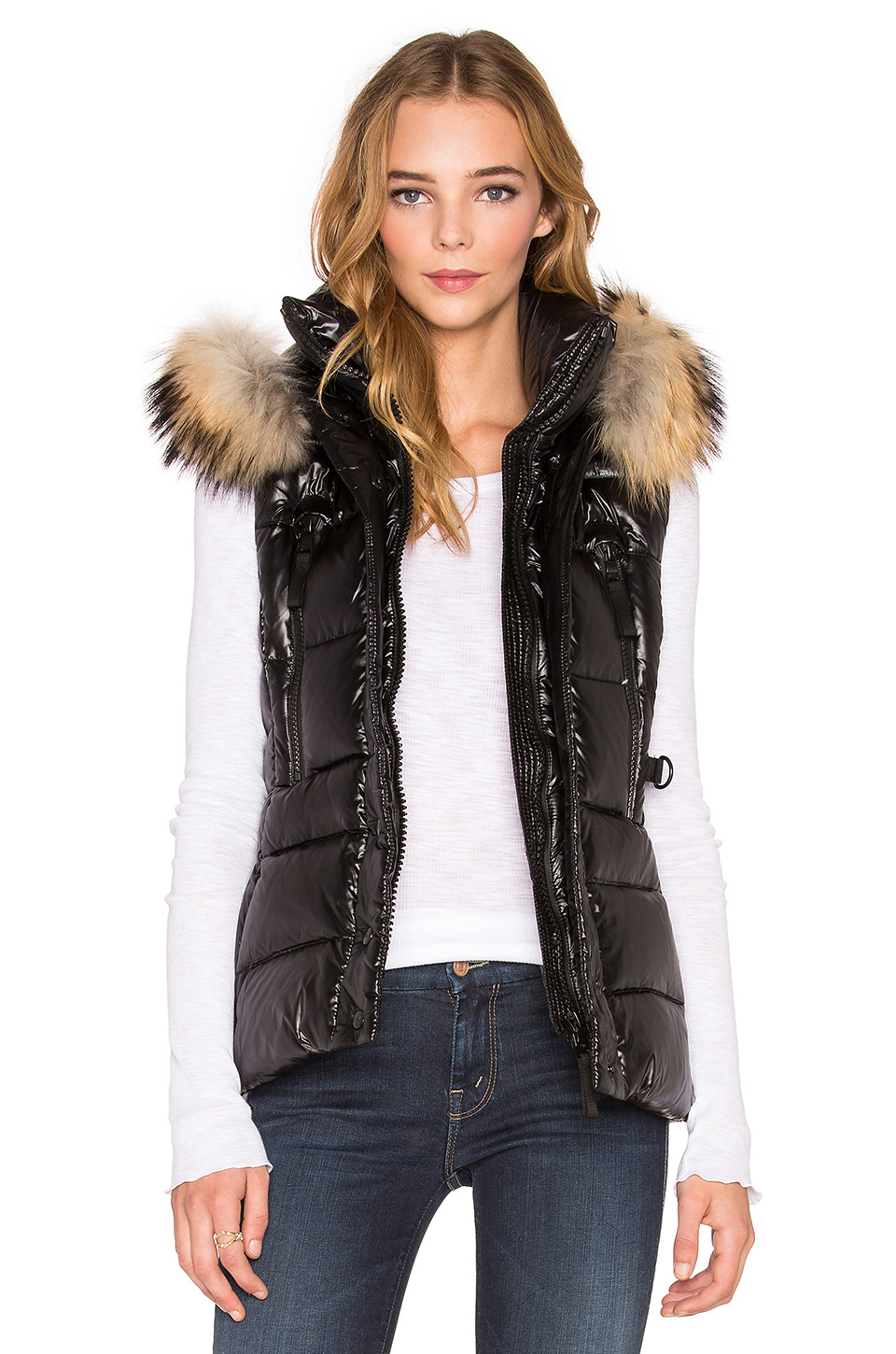 sam vest with fur hood