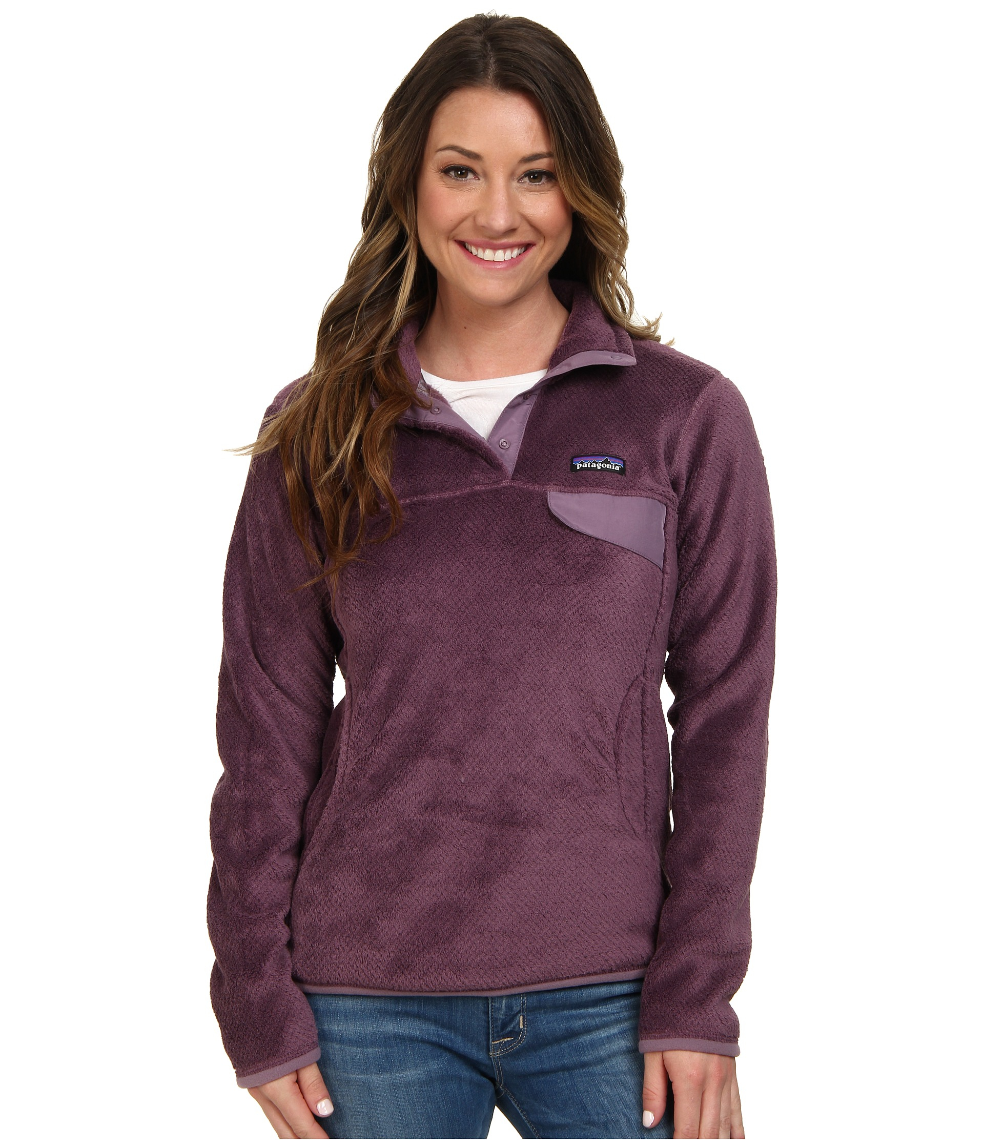 Patagonia Re-tool Snap-t® Fleece Pullover in Purple | Lyst