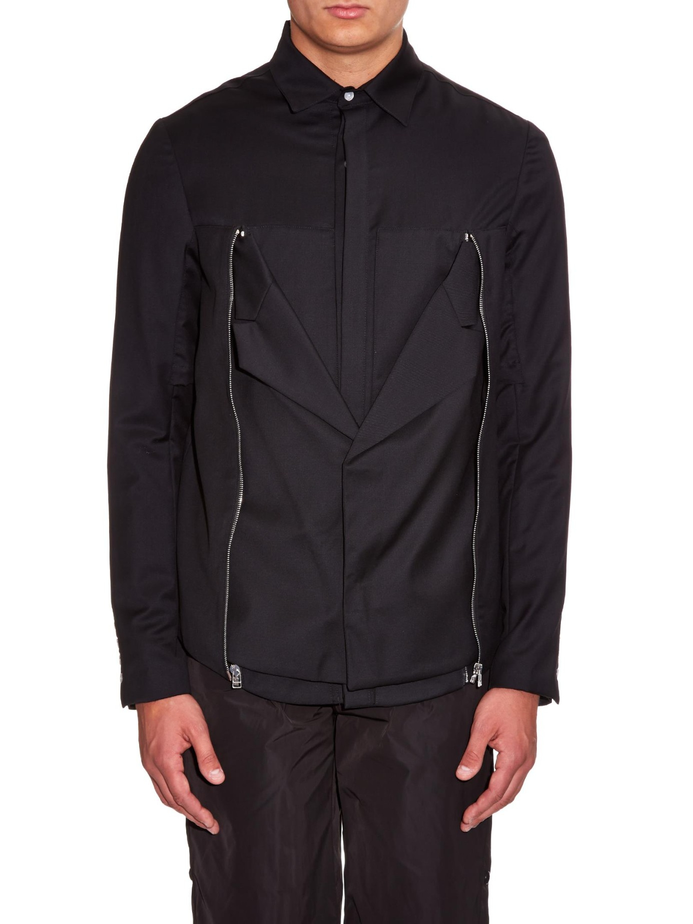 hood by air cropped jacket