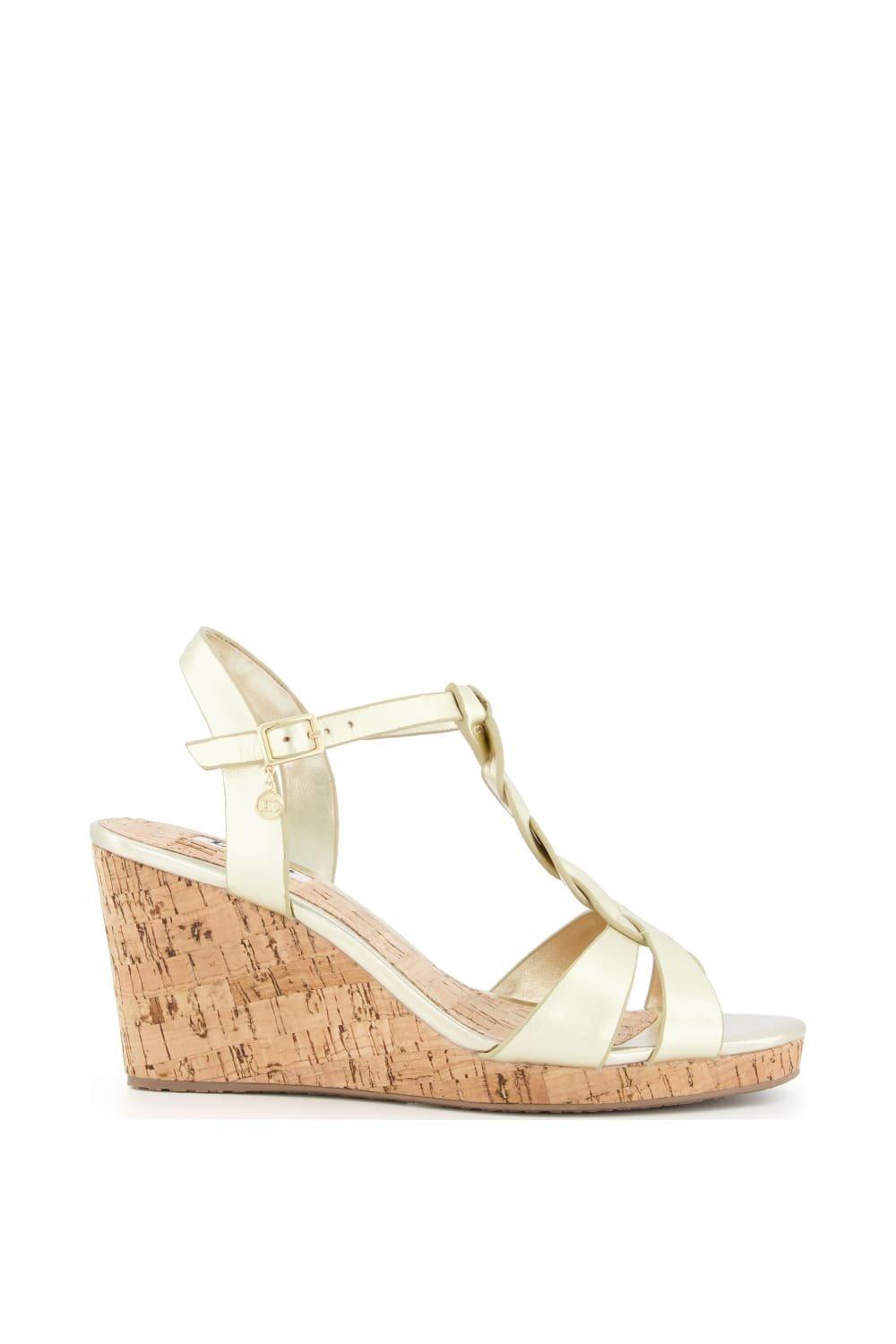 Debenhams gold wedges 2025