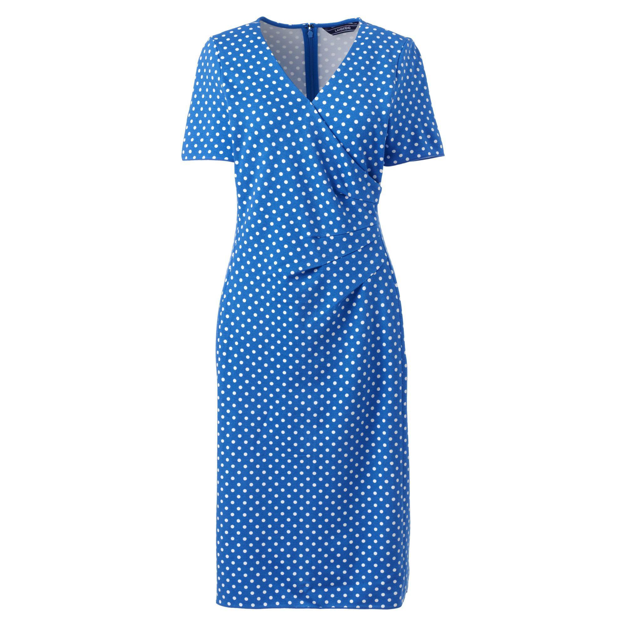 lands end jersey dress
