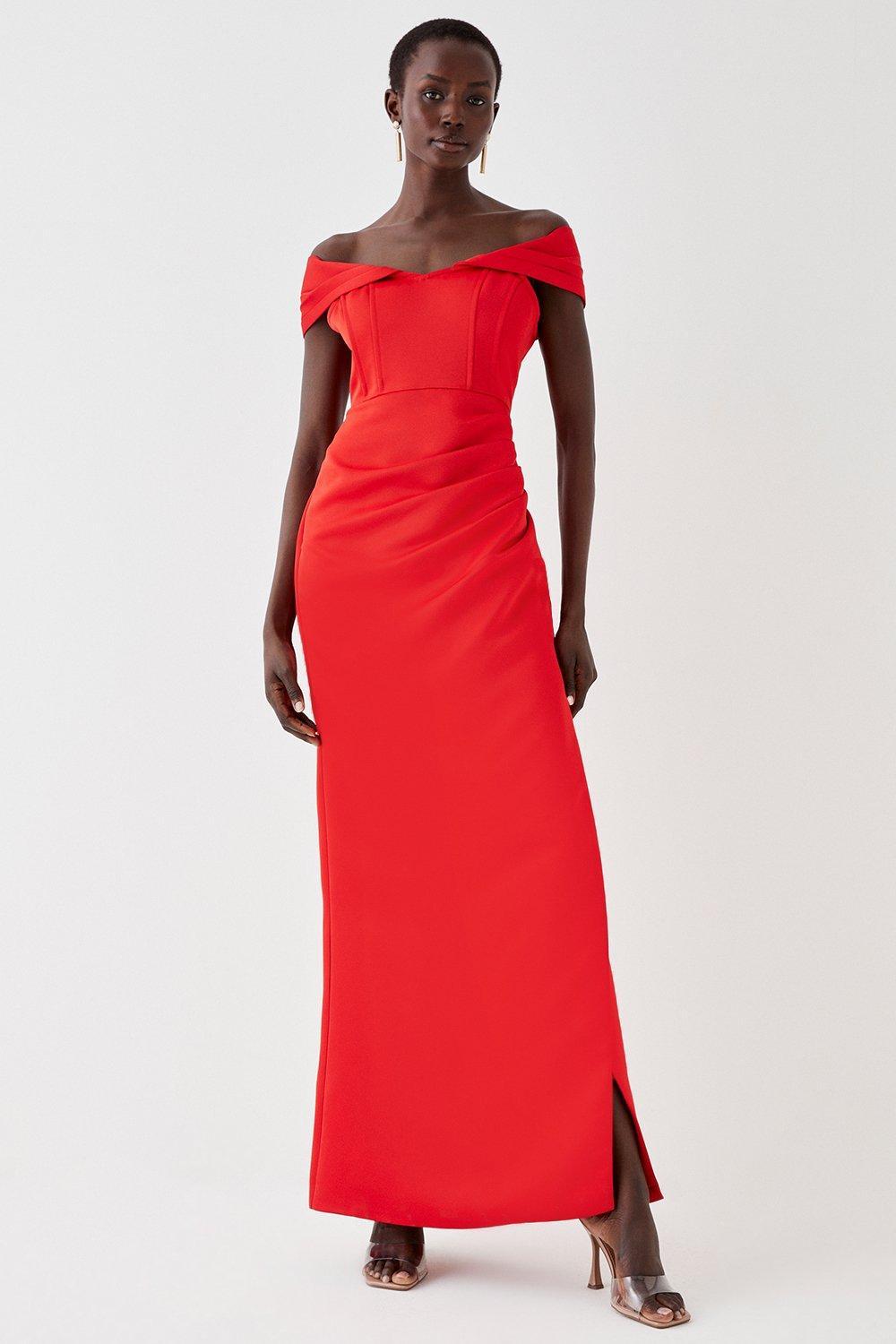 Coast red maxi hot sale dress